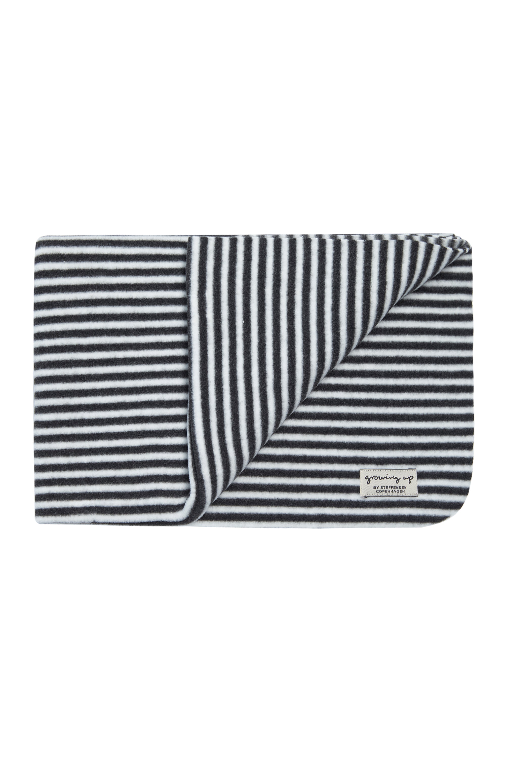 GROWING UP BABY TÆPPE 75x100 cm - 500 GU TÆPPER STRIPES B&W 673