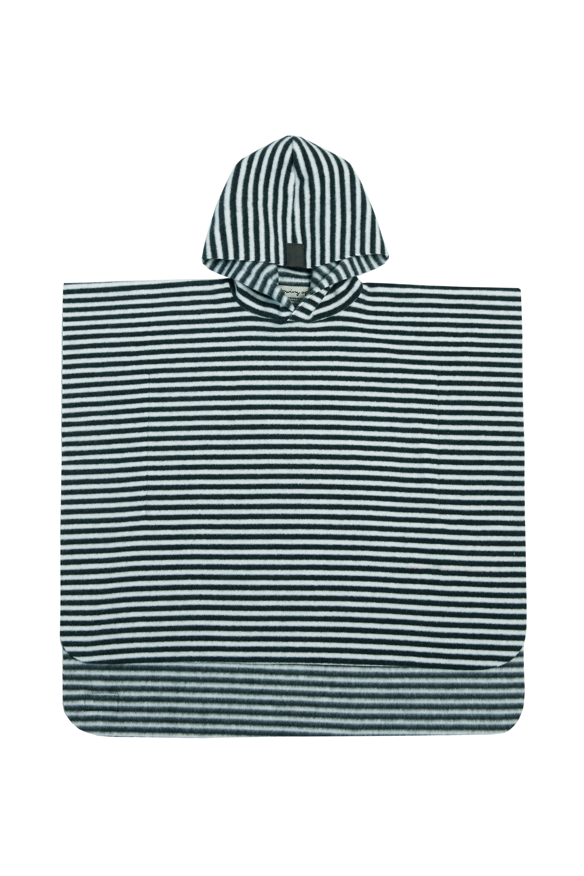GROWING UP BADEPONCHO BABY - 405 GU BADEPONCHO STRIPES B&W 673