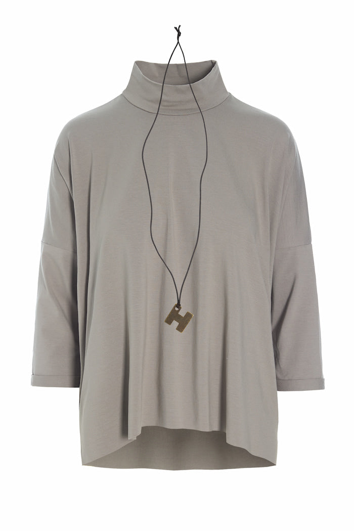 HENRIETTE STEFFENSEN COPENHAGEN BLOUSE M/HALSKÆDE - 96100 BLUSER ELEPHANT 654