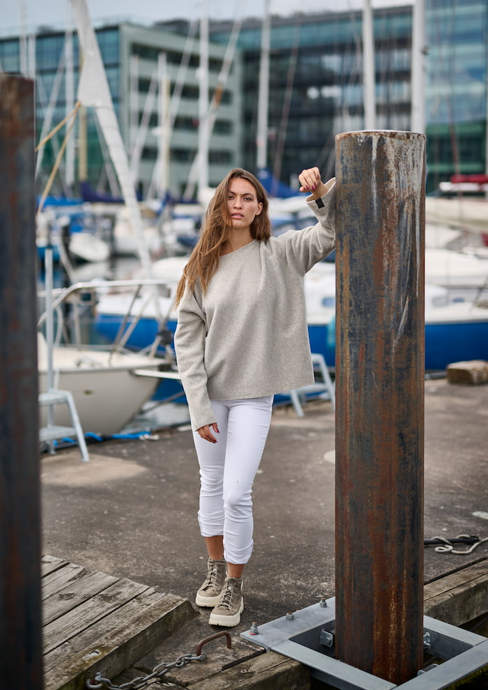 HENRIETTE STEFFENSEN COPENHAGEN BLUSE - 1366 BLUSER SAND 805