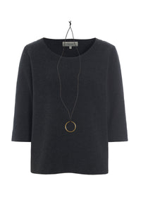 BLUSE - 1368 - SOFT BLACK