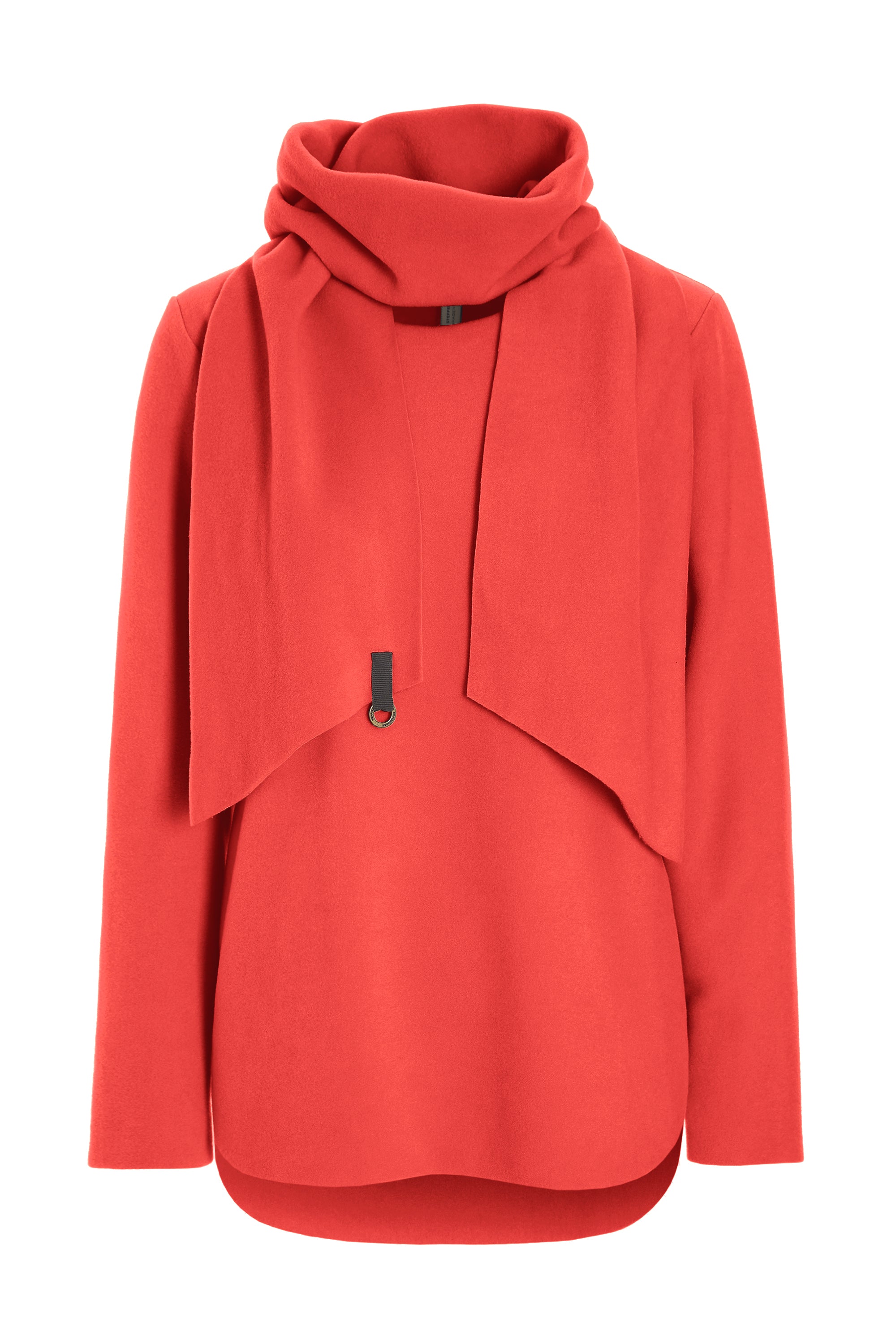 HENRIETTE STEFFENSEN COPENHAGEN BLUSE MED TØRKLÆDE - 1373 BLUSER TOMATO 845