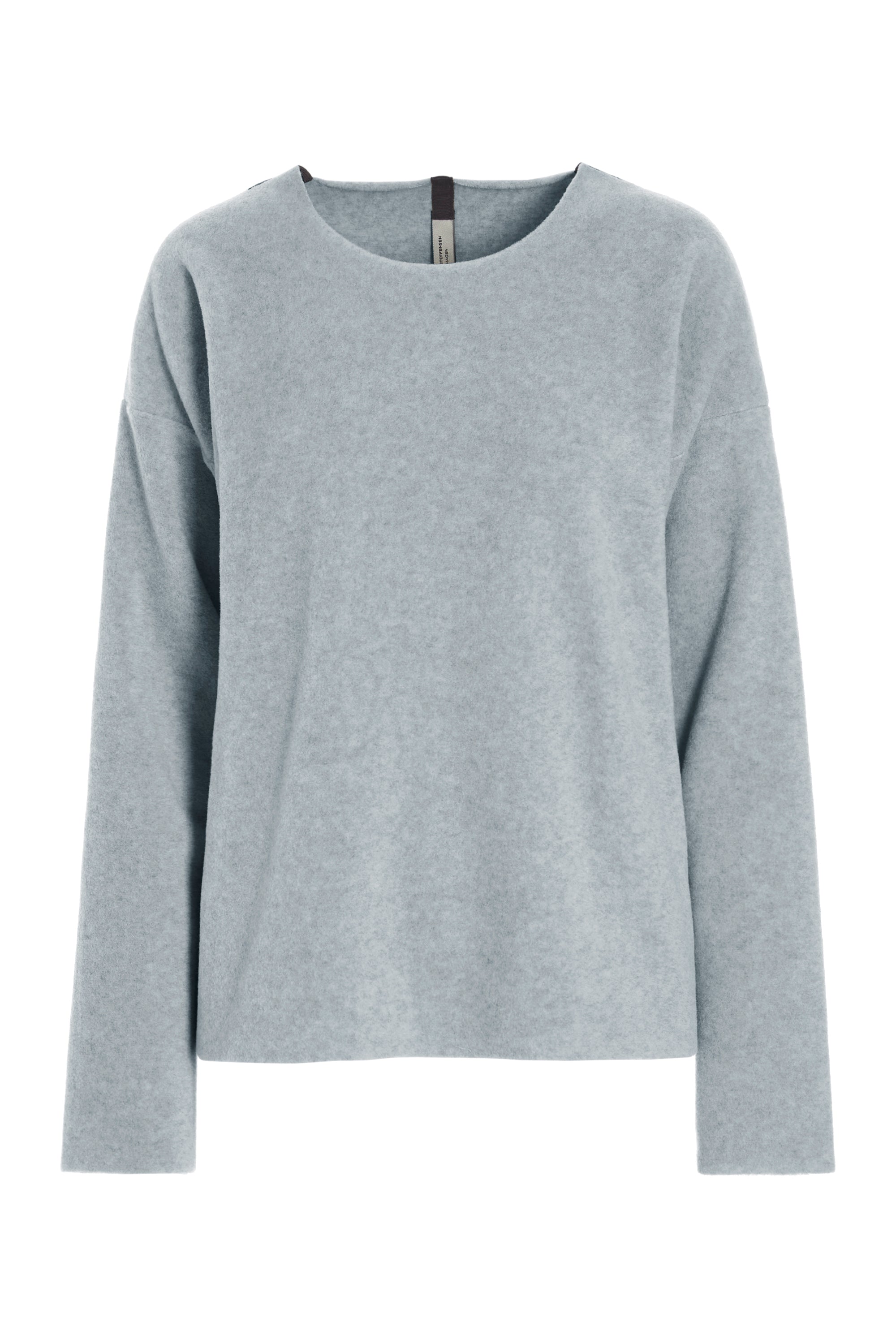 HENRIETTE STEFFENSEN COPENHAGEN BLUSE RUND HALS - 1359 BLUSER LIGHT GREY 876