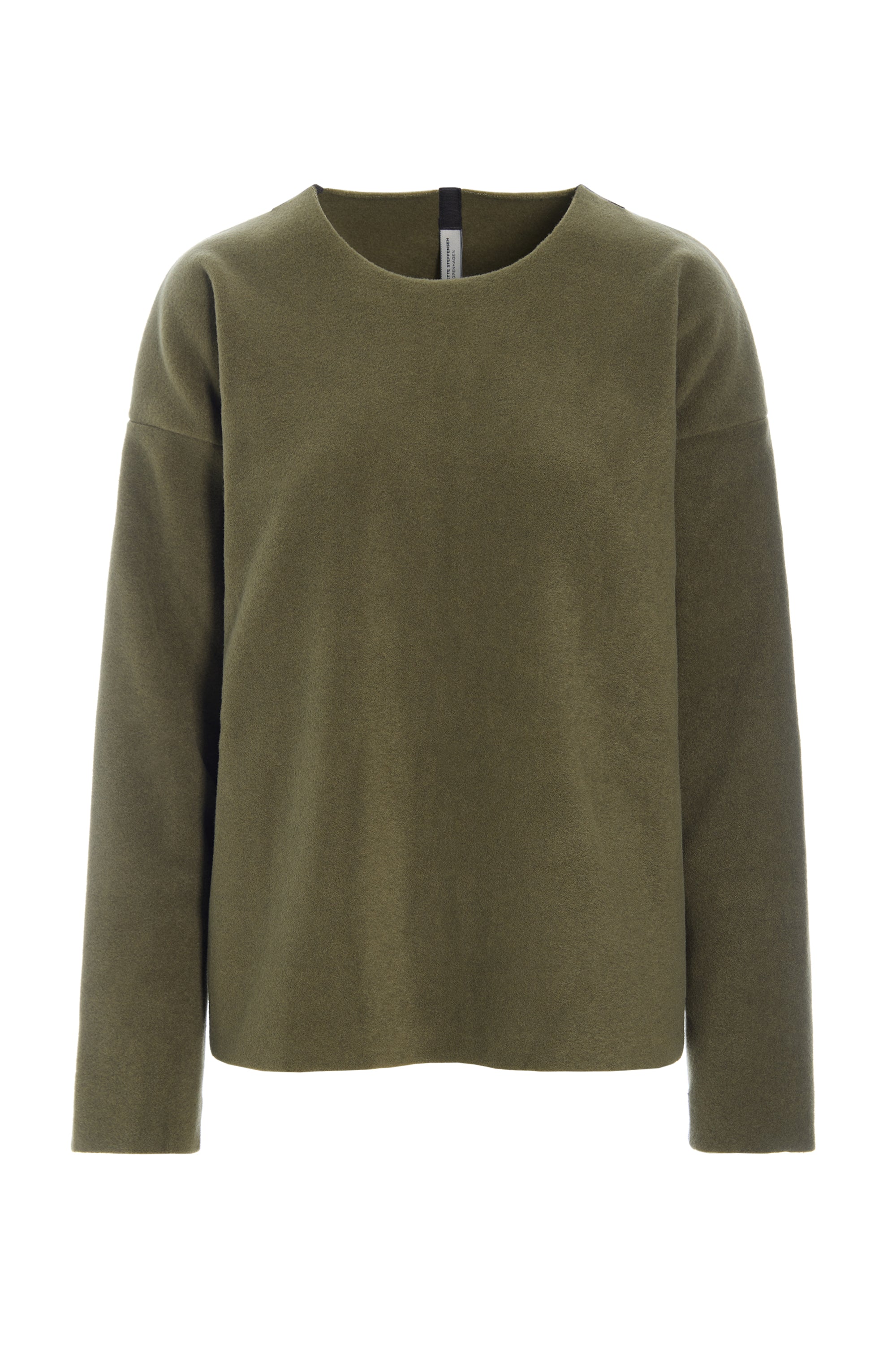 HENRIETTE STEFFENSEN COPENHAGEN BLUSE RUND HALS - 1359 BLUSER MOSS 611