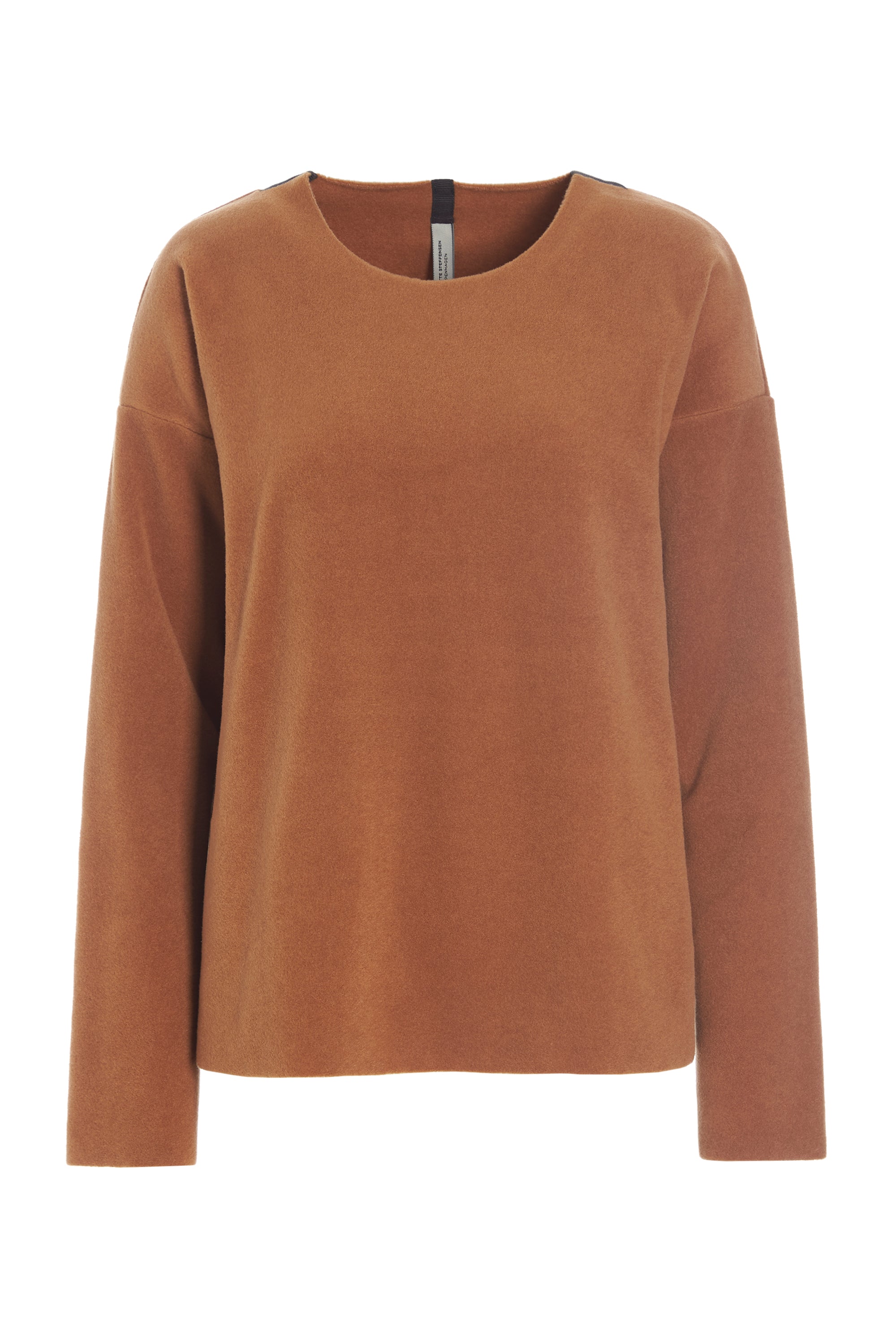 HENRIETTE STEFFENSEN COPENHAGEN BLUSE RUND HALS - 1359 BLUSER RUST 706