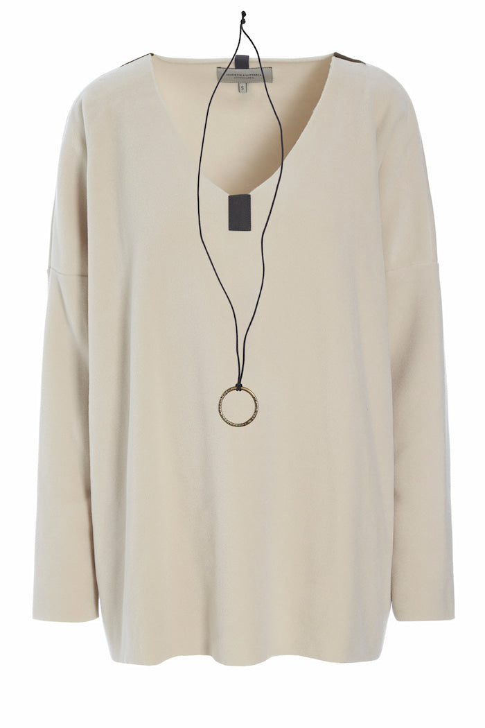 HENRIETTE STEFFENSEN COPENHAGEN BLUSE V-HALS - 1336 BLUSER KIT 831