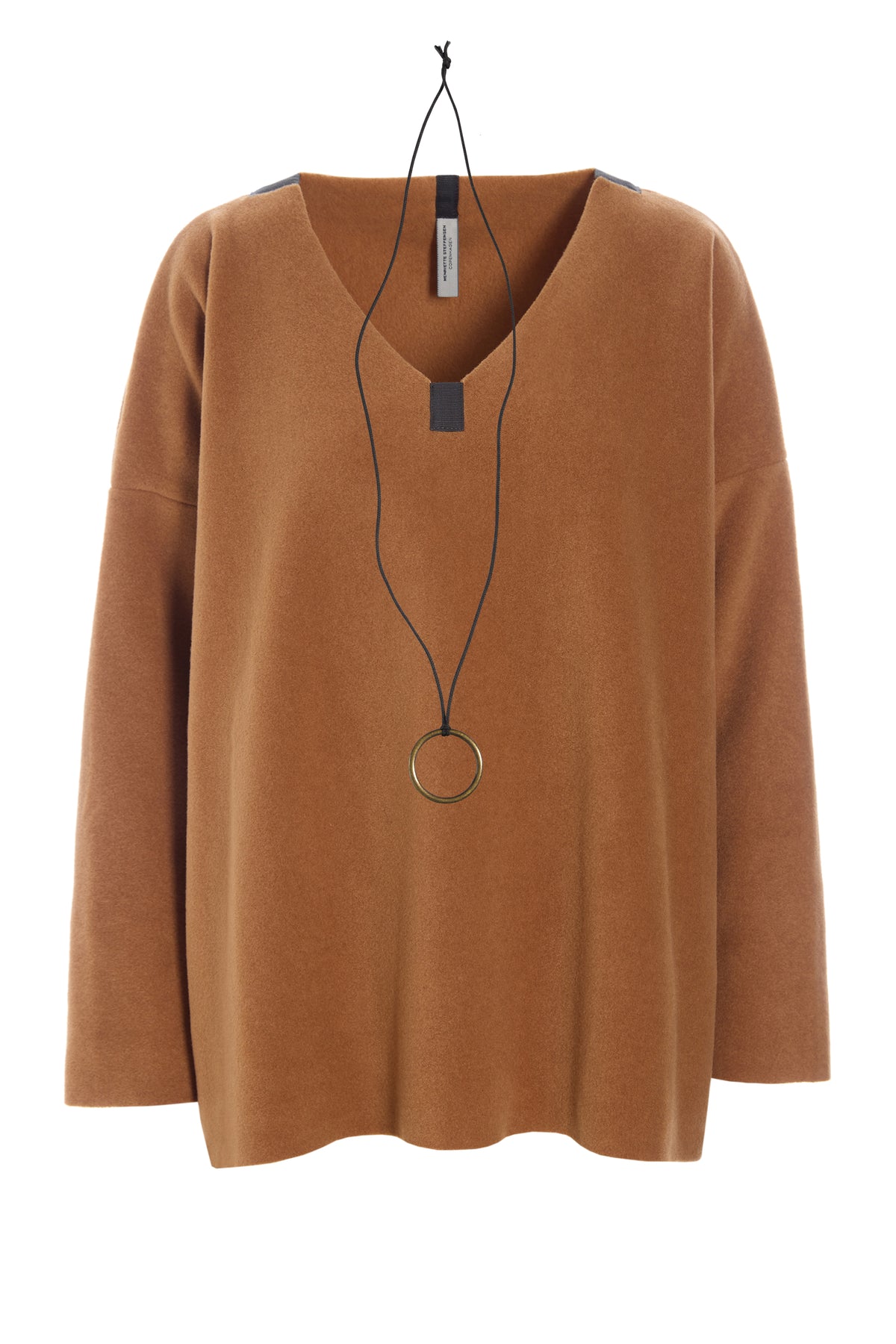 HENRIETTE STEFFENSEN COPENHAGEN BLUSE V-HALS - 1410 BLUSER RUST 706