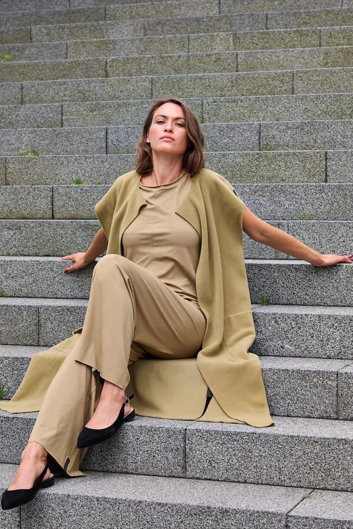 HENRIETTE STEFFENSEN COPENHAGEN BUKSEDRAGT - 99020 BUKSER OLIVE 655