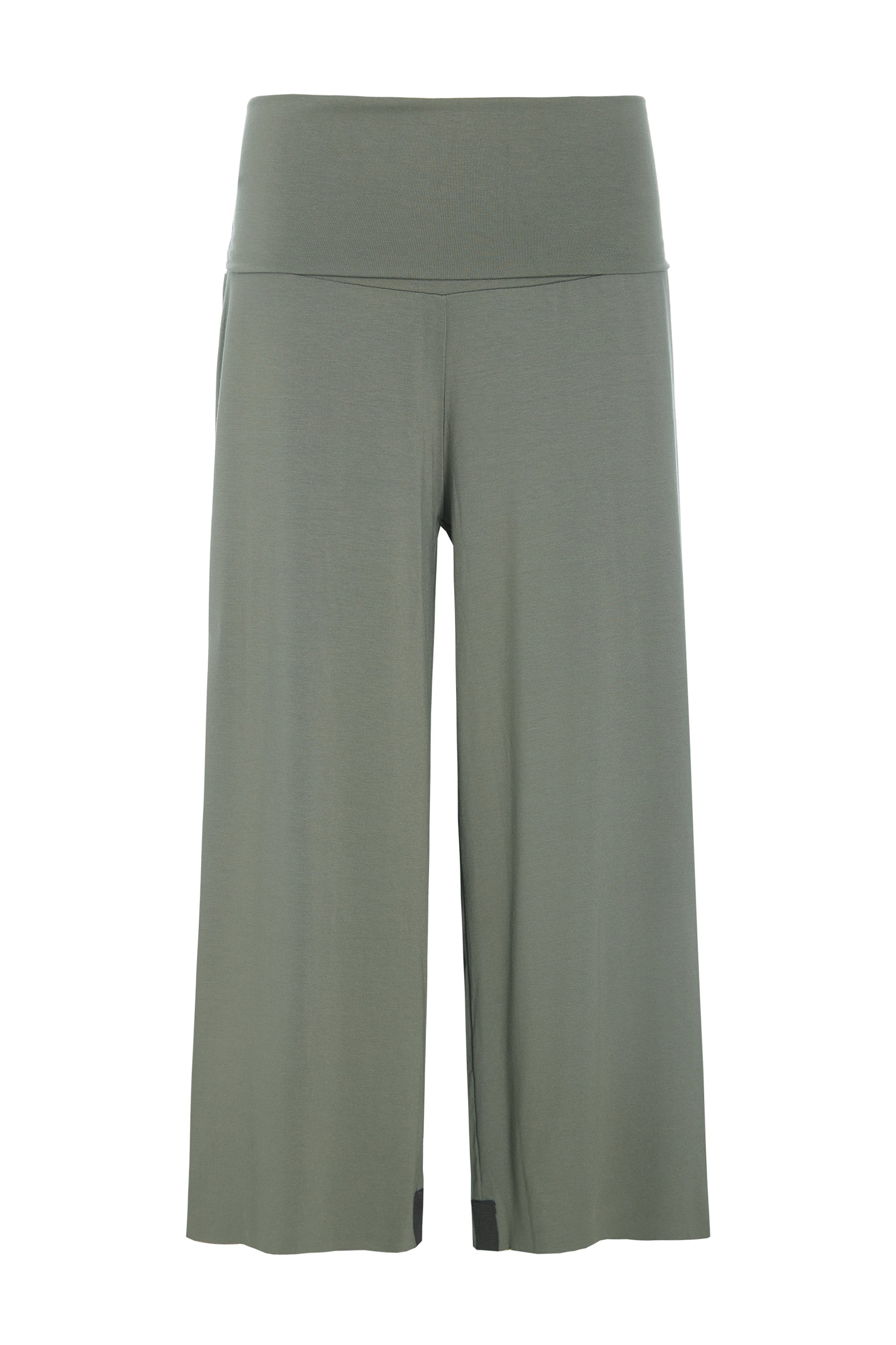 HENRIETTE STEFFENSEN COPENHAGEN BUKSER FOLDET I TALJEN 3/4 - 99017 BUKSER DUSTY GREEN 609
