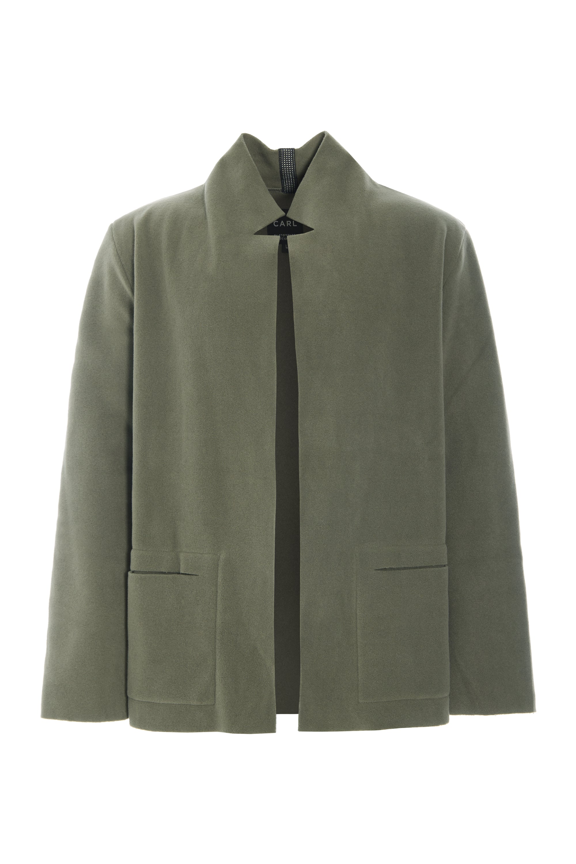 CARL BY STEFFENSEN COPENHAGEN CARDIGAN - 1001C CARDIGANS DUSTY GREEN 609