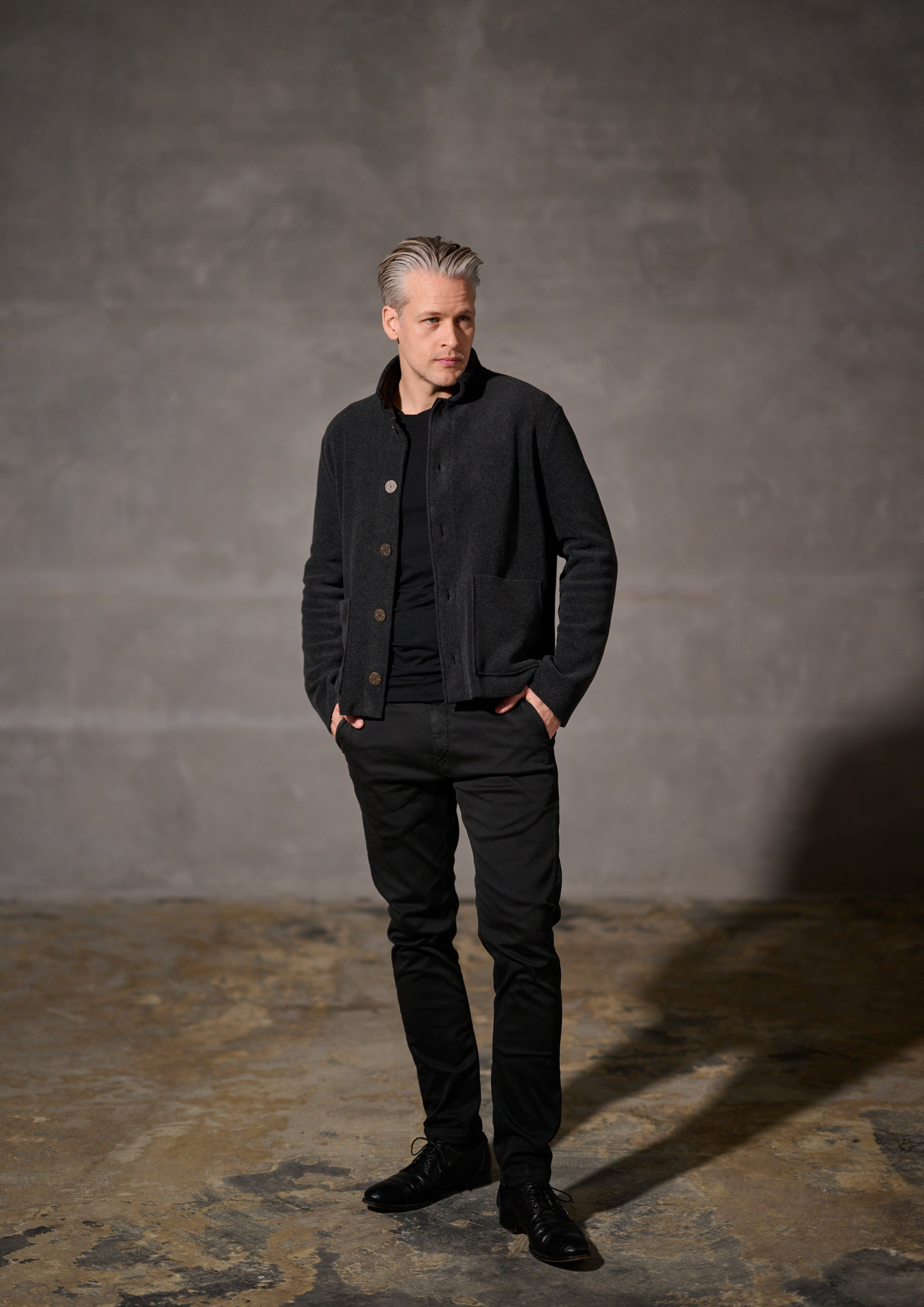 CARL BY STEFFENSEN COPENHAGEN CARDIGAN - 1049C CARDIGANS SOFT BLACK 914