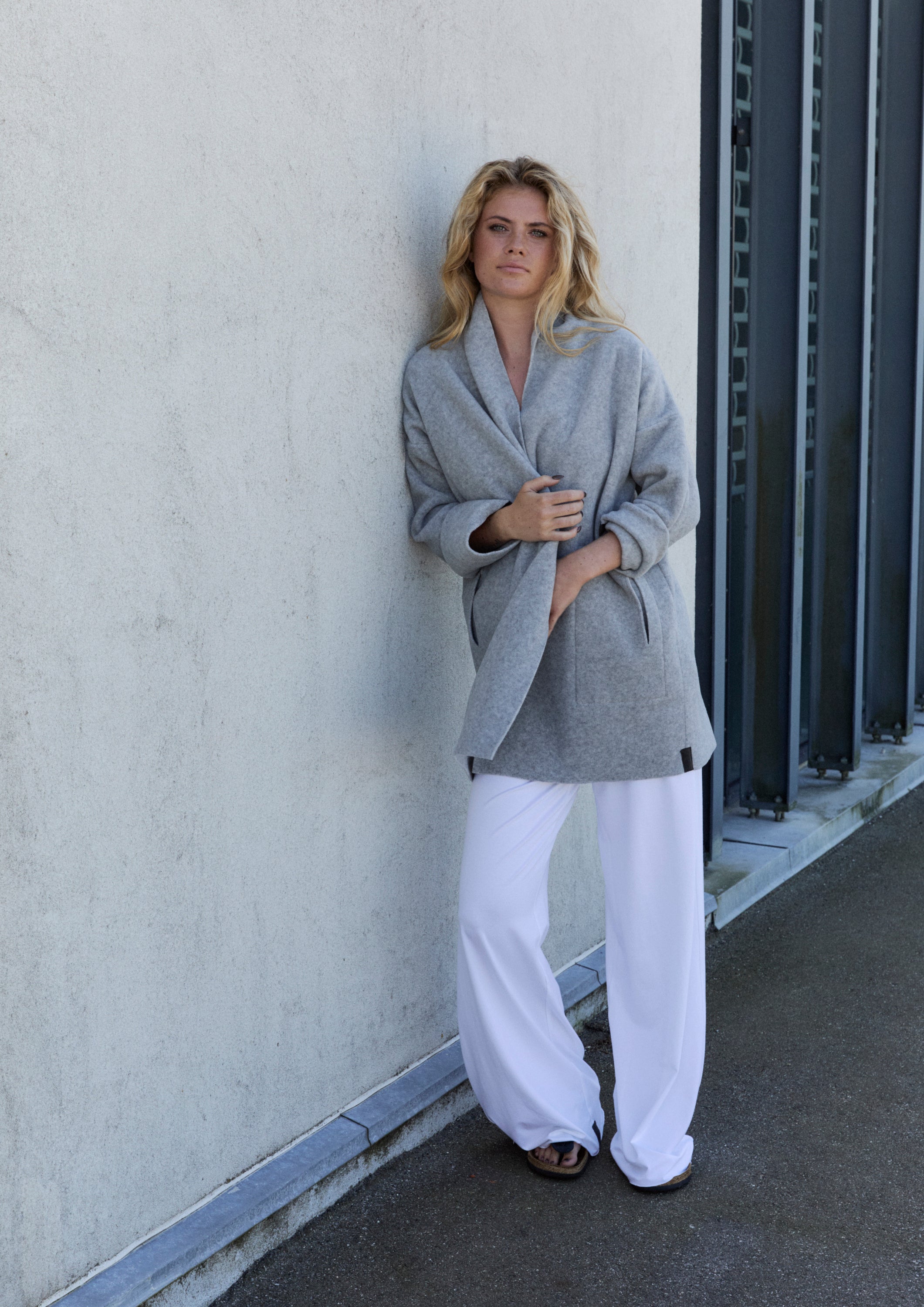 HENRIETTE STEFFENSEN COPENHAGEN CARDIGAN - 7173 CARDIGANS LIGTH GREY 876