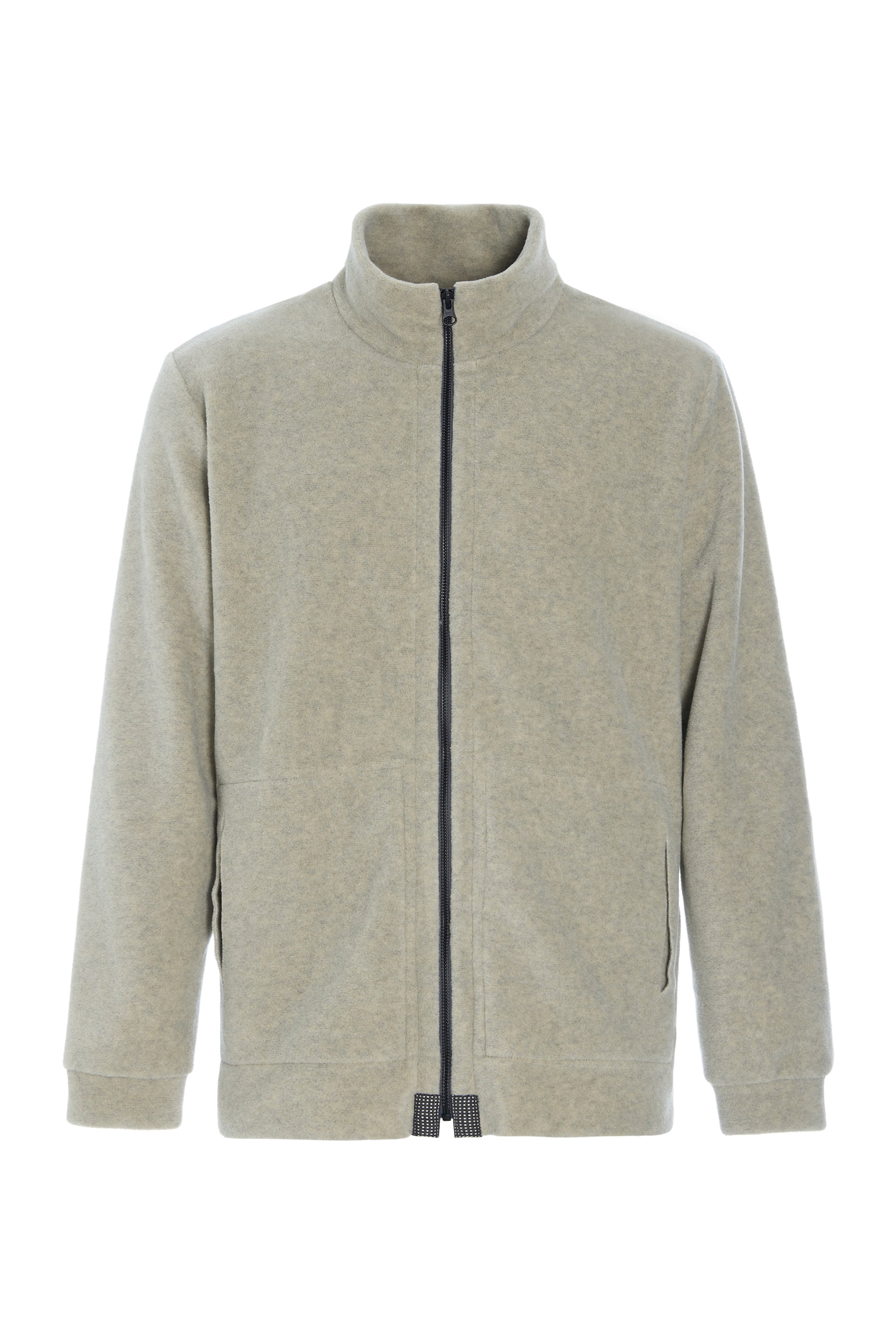 CARL BY STEFFENSEN COPENHAGEN CARDIGAN ZIPPER - 1040C CARDIGANS SAND 805