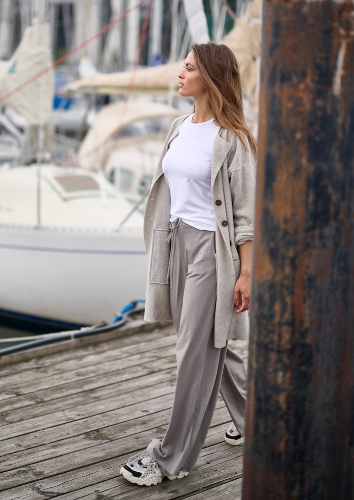 HENRIETTE STEFFENSEN COPENHAGEN CARDIGAN - 7163 CARDIGANS SAND 805