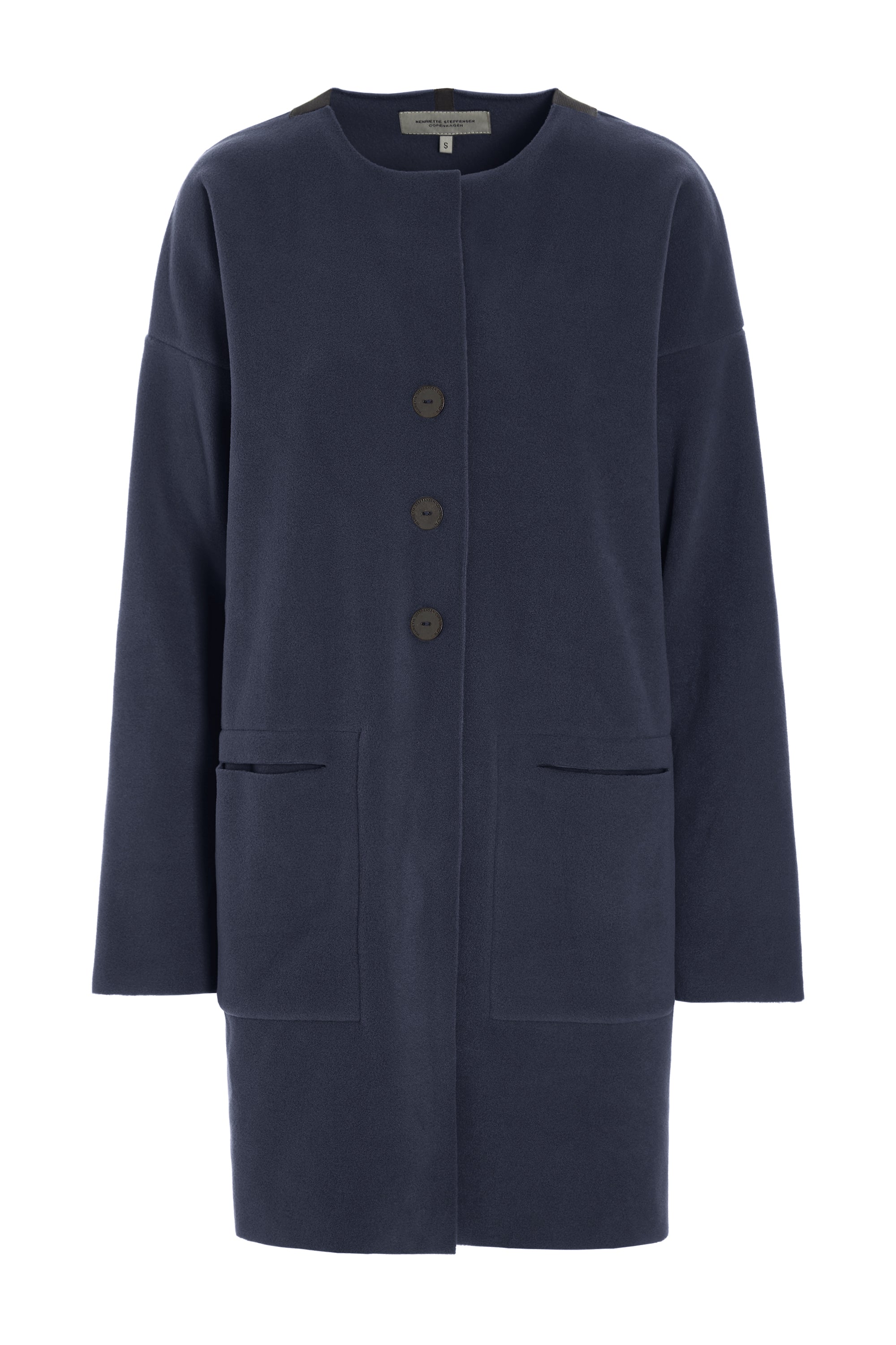 HENRIETTE STEFFENSEN COPENHAGEN CARDIGAN - 7163 CARDIGANS EVENING BLUE 690