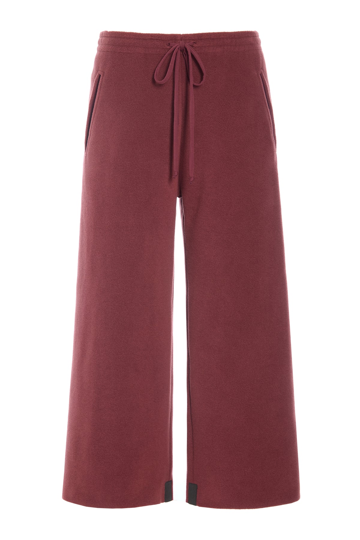 HENRIETTE STEFFENSEN COPENHAGEN FLARE BUKSER 3/4 LÆNGDE - 2115 BUKSER BORDEAUX 474
