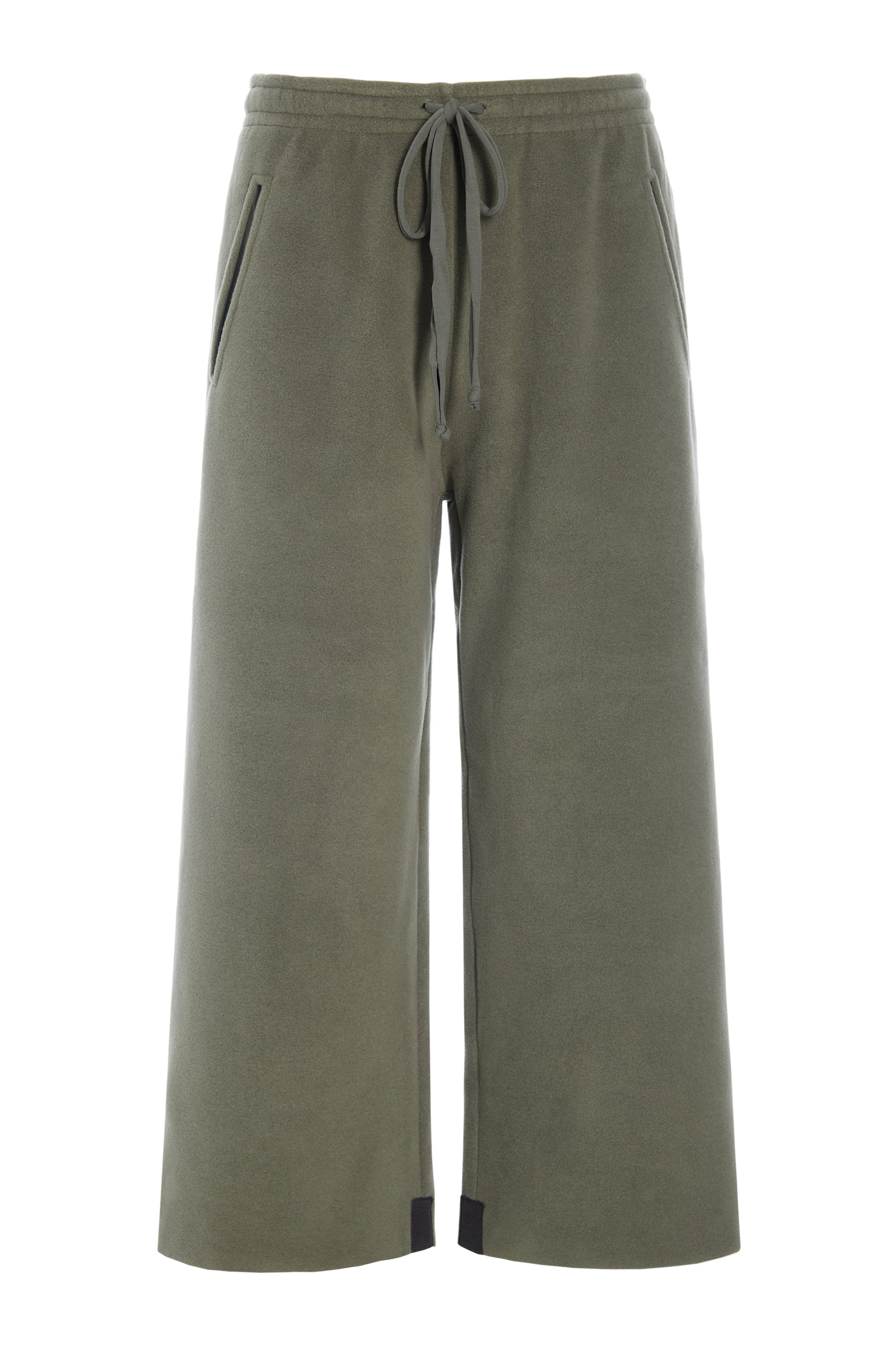 HENRIETTE STEFFENSEN COPENHAGEN FLARE BUKSER 3/4 LÆNGDE - 2115 BUKSER DUSTY GREEN 609