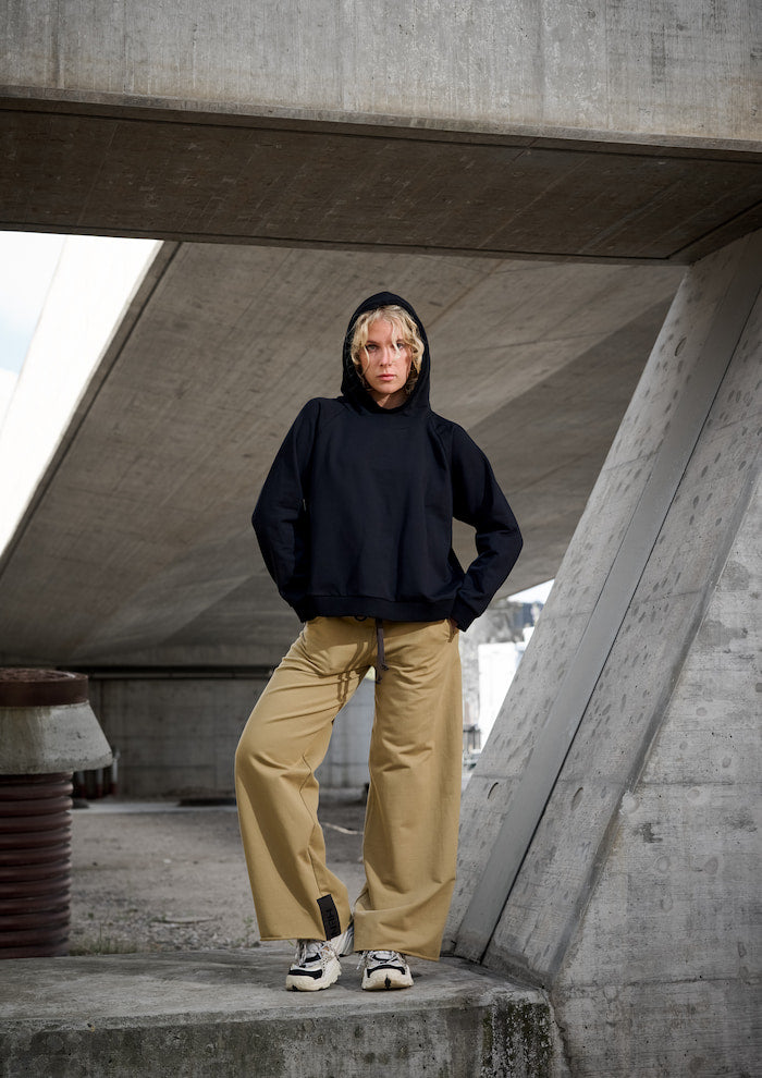 HENRIETTE STEFFENSEN COPENHAGEN FLARE SWEAT BUKSER - 72012 BUKSER OLIVE 655