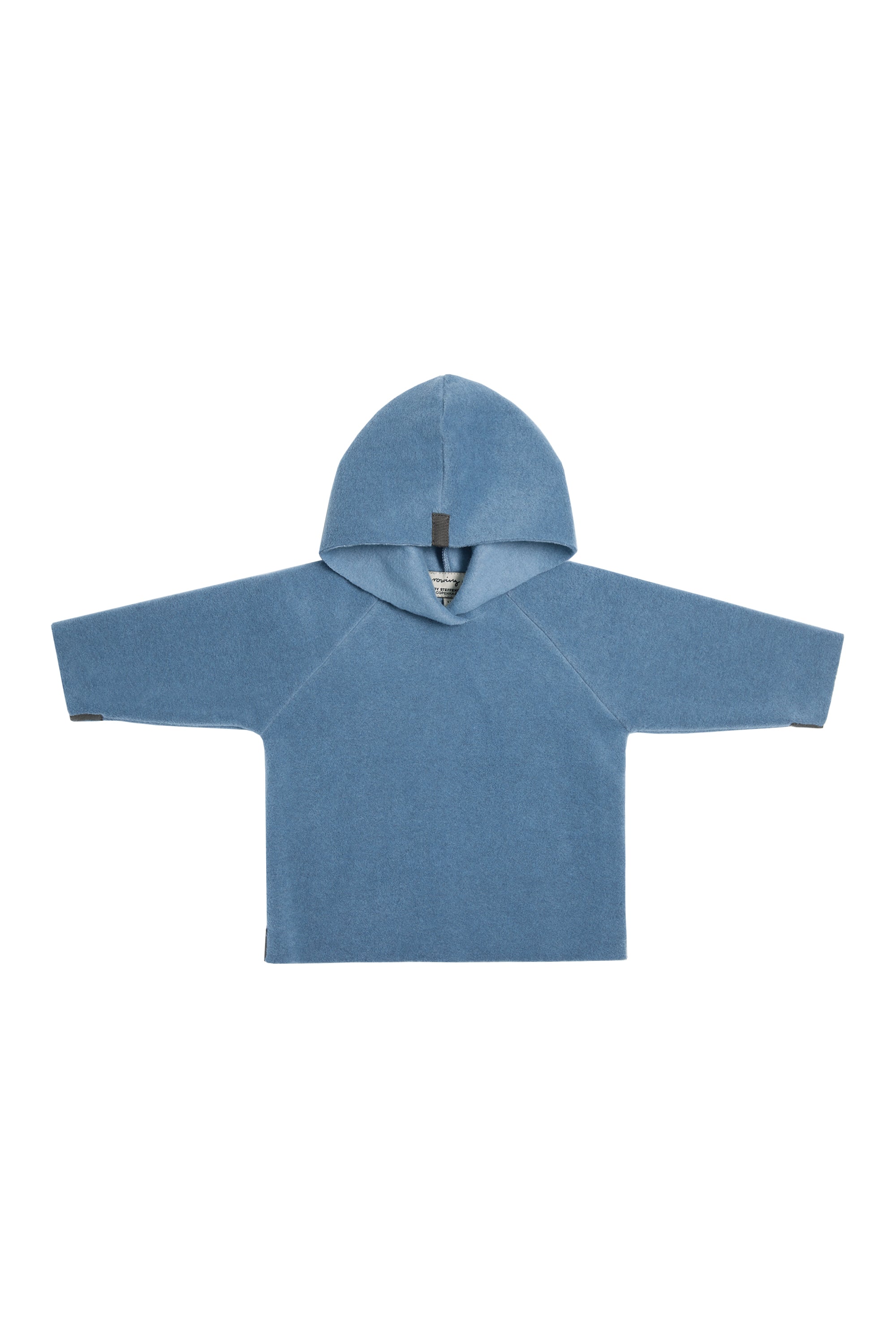 GROWING UP FLEECE BLUSE HÆTTE BABY - 108 GU BLUSER DUSTY BLUE 794