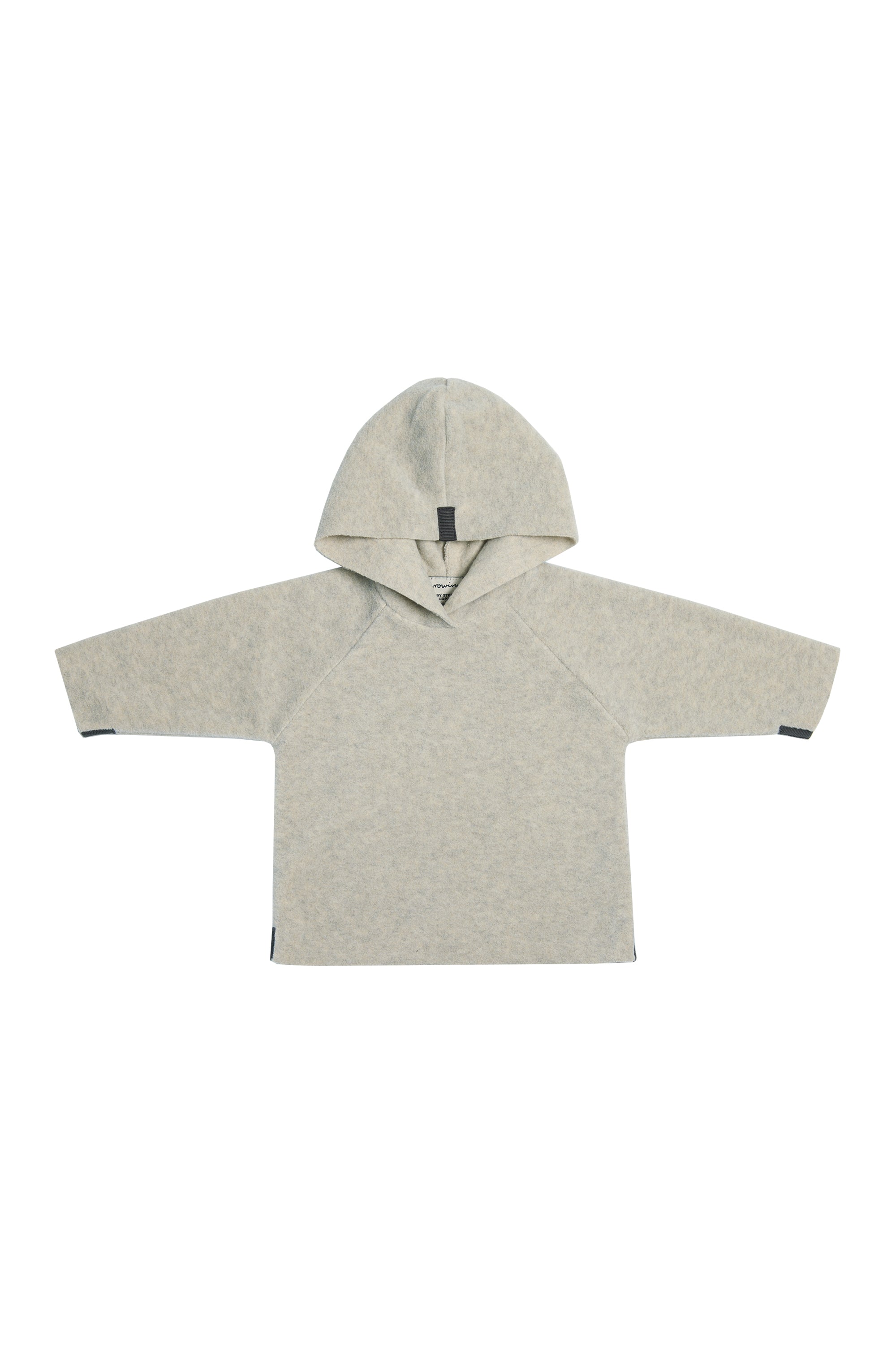 GROWING UP FLEECE BLUSE HÆTTE BABY - 108 GU BLUSER SAND 805