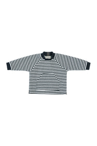 FLEECE BLUSE LOMME BABY - 109 - STRIPES B&W