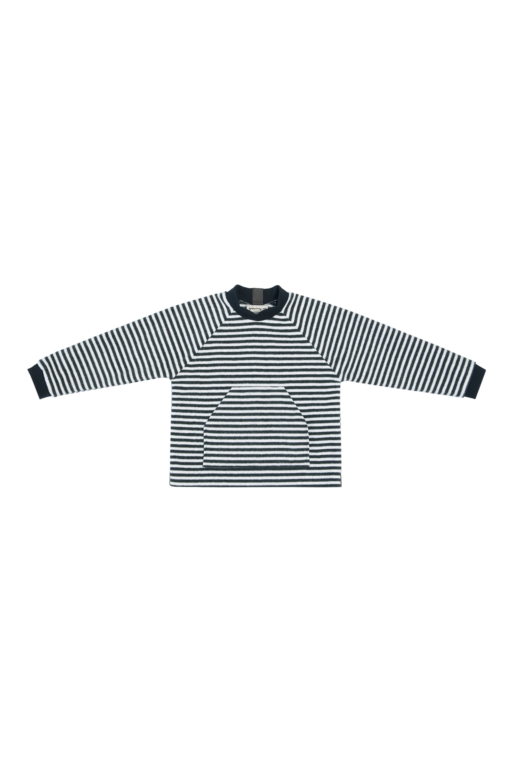 GROWING UP FLEECE BLUSE LOMME CHILD - 109 GU BLUSER STRIPES B&W 673