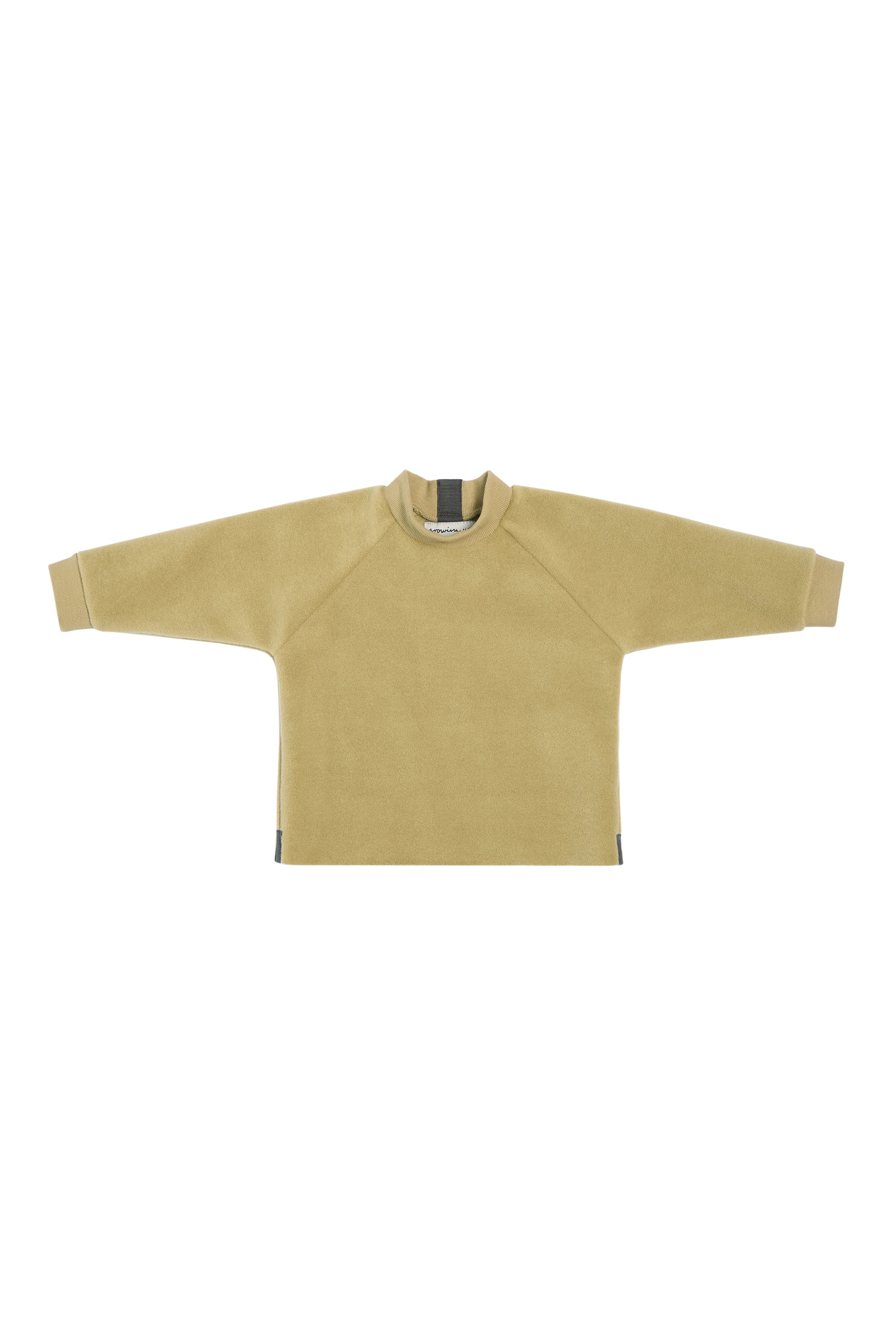 GROWING UP FLEECE BLUSE RUND HALS BABY - 107 GU BLUSER OLIVE 655