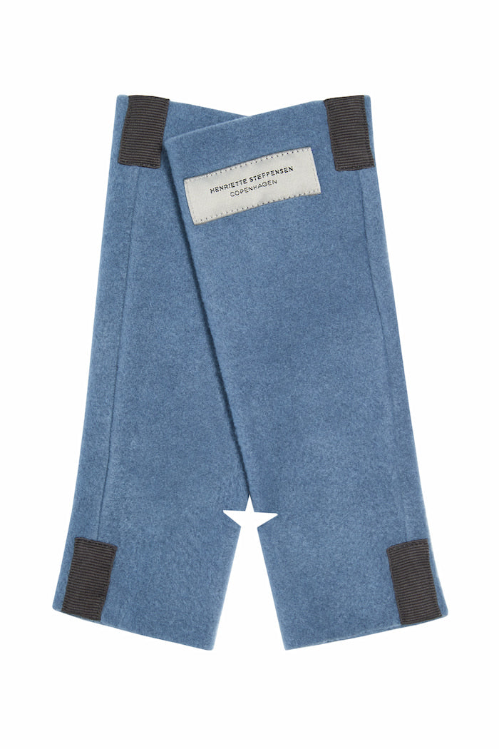 HENRIETTE STEFFENSEN COPENHAGEN HÅNDLEDSVARMERE - 6022 WRIST WARMERS DUSTY BLUE 794
