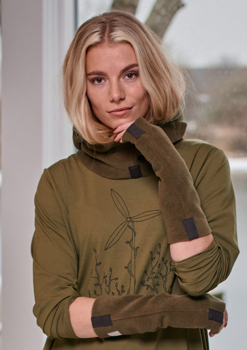 HENRIETTE STEFFENSEN COPENHAGEN HÅNDLEDSVARMERE - 6022 WRIST WARMERS MOSS 611
