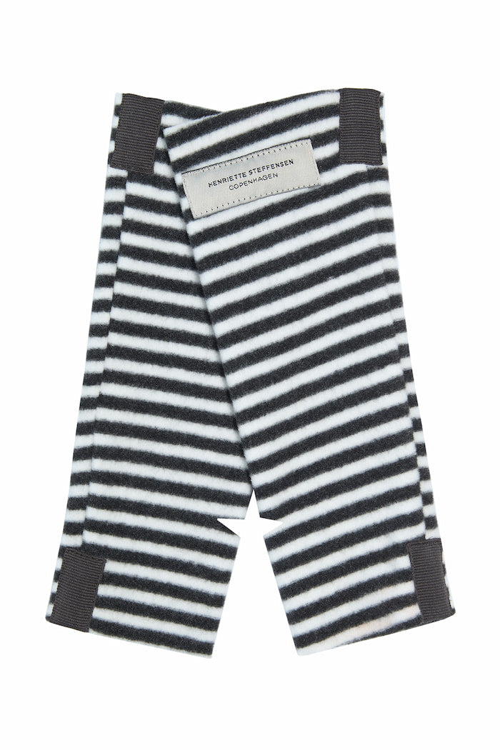 HENRIETTE STEFFENSEN COPENHAGEN HÅNDLEDSVARMERE - 6022 WRIST WARMERS STRIPES B&W 673