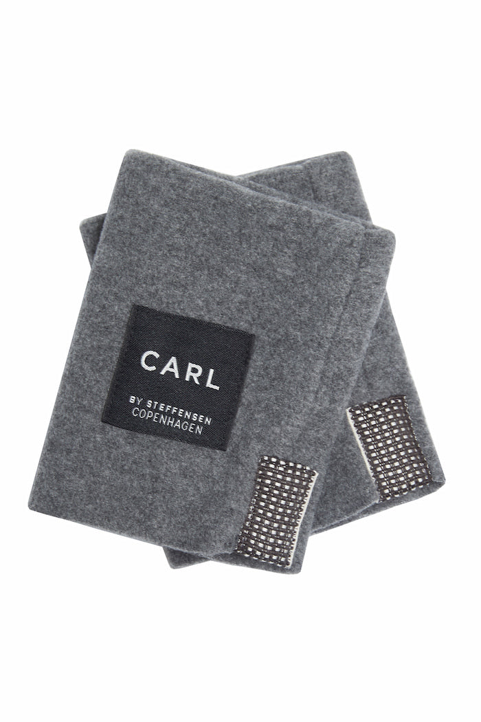 CARL BY STEFFENSEN COPENHAGEN HÅNDLEDSVARMERE MÆND - 6024C L & S ACCESSORIES GREY 905