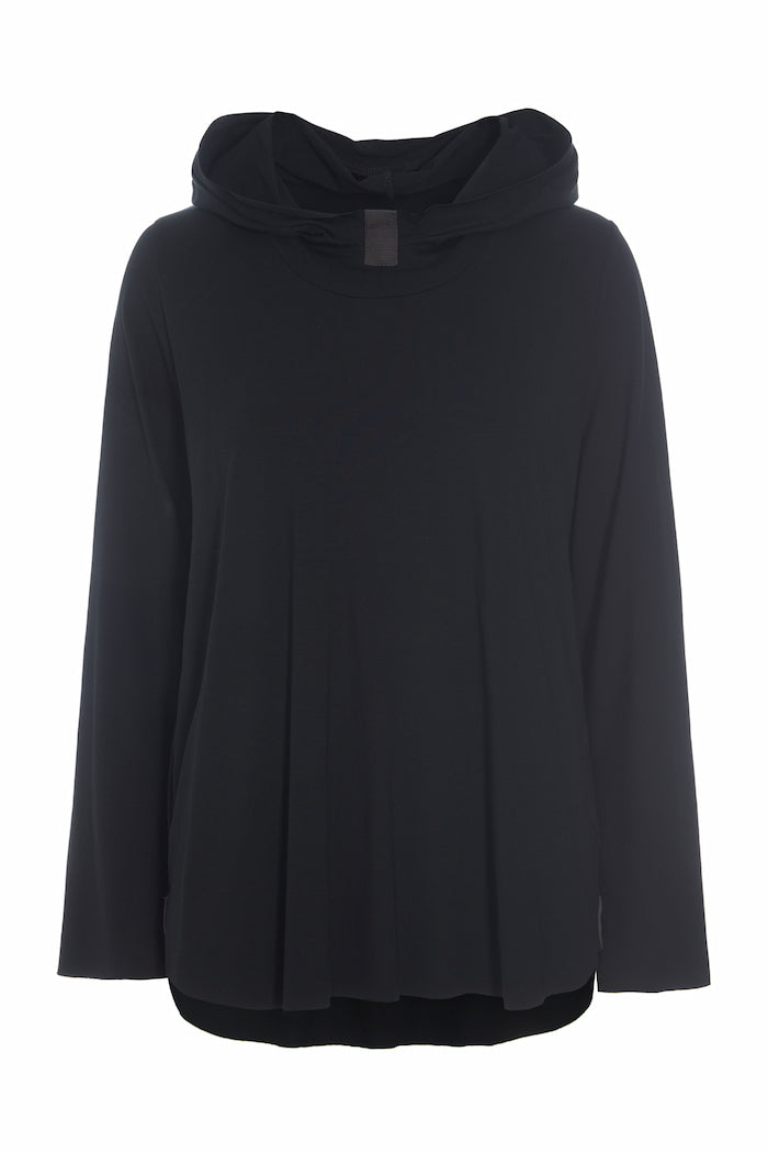 HENRIETTE STEFFENSEN COPENHAGEN HÆTTEBLUSE - 96096 HOODIES BLACK 900