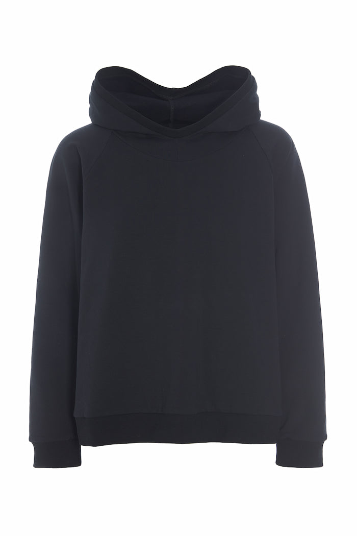 HENRIETTE STEFFENSEN COPENHAGEN HÆTTETRØJE - 71014 HOODIES BLACK 900