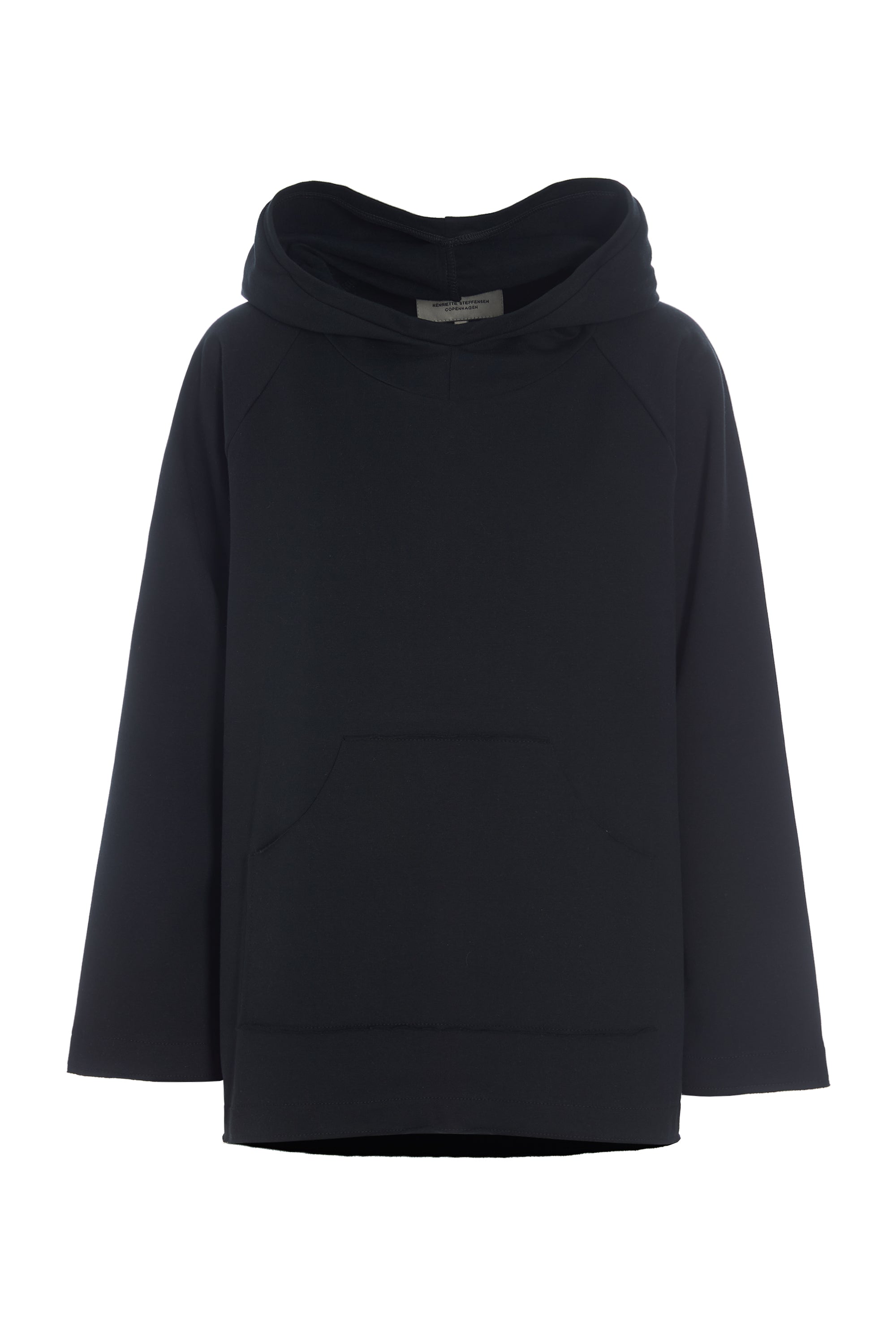 HENRIETTE STEFFENSEN COPENHAGEN HÆTTETRØJE - 71015 HOODIES BLACK 900