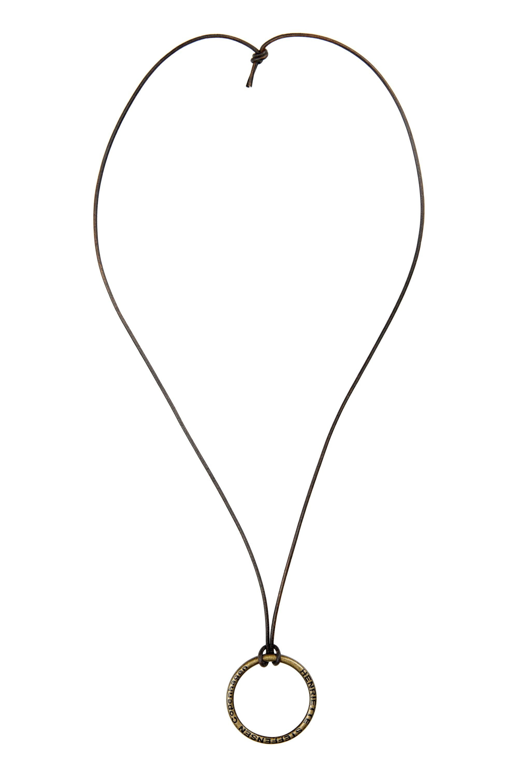 HENRIETTE STEFFENSEN COPENHAGEN HALSSMYKKE SIGNATURRING - 4091 SMYKKE BROWN 300