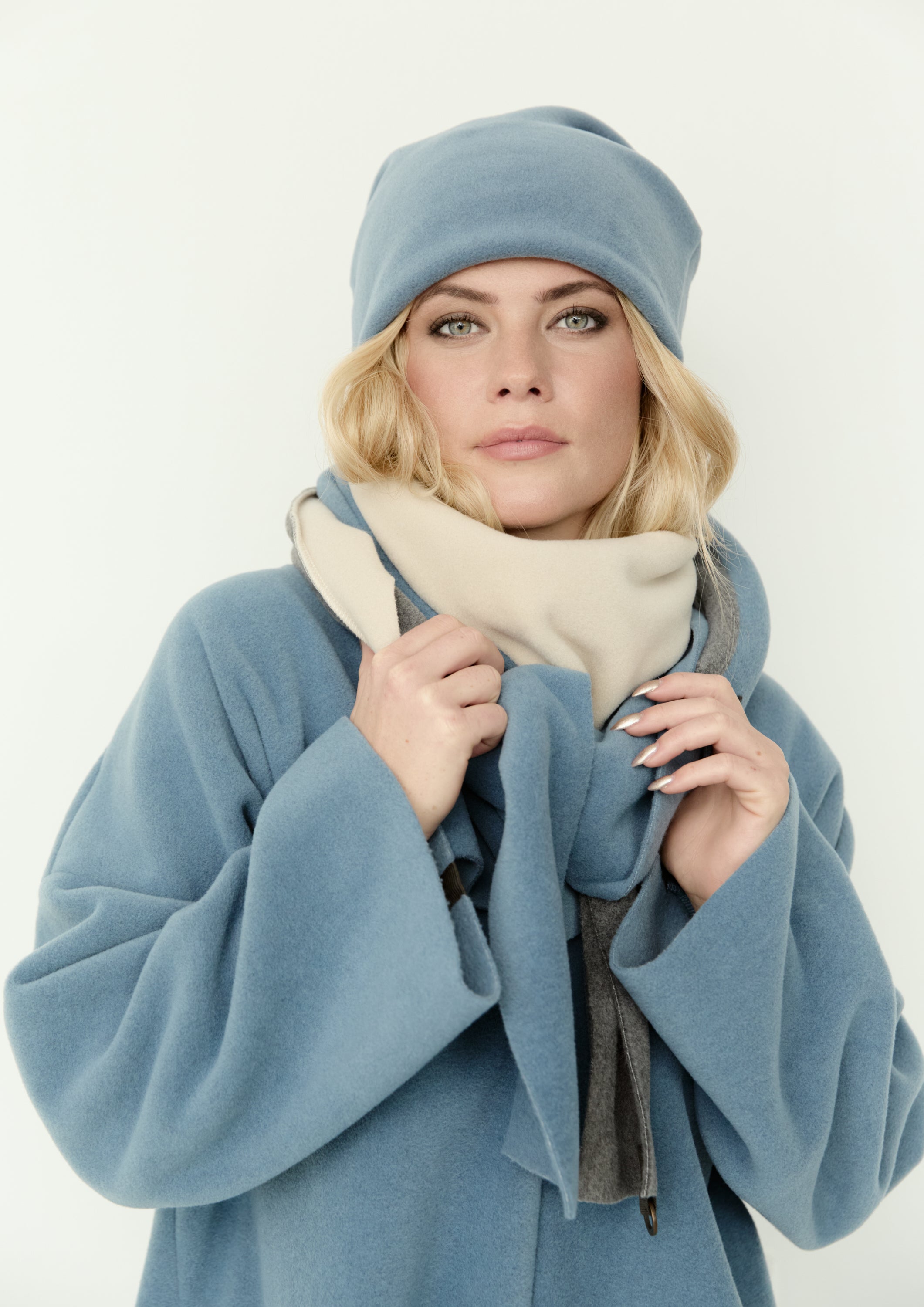 HENRIETTE STEFFENSEN COPENHAGEN HAT - 4128 HATS DUSTY BLUE 794
