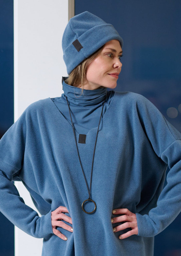 HENRIETTE STEFFENSEN COPENHAGEN HAT BEANIE - 4071 HATS DUSTY BLUE 794