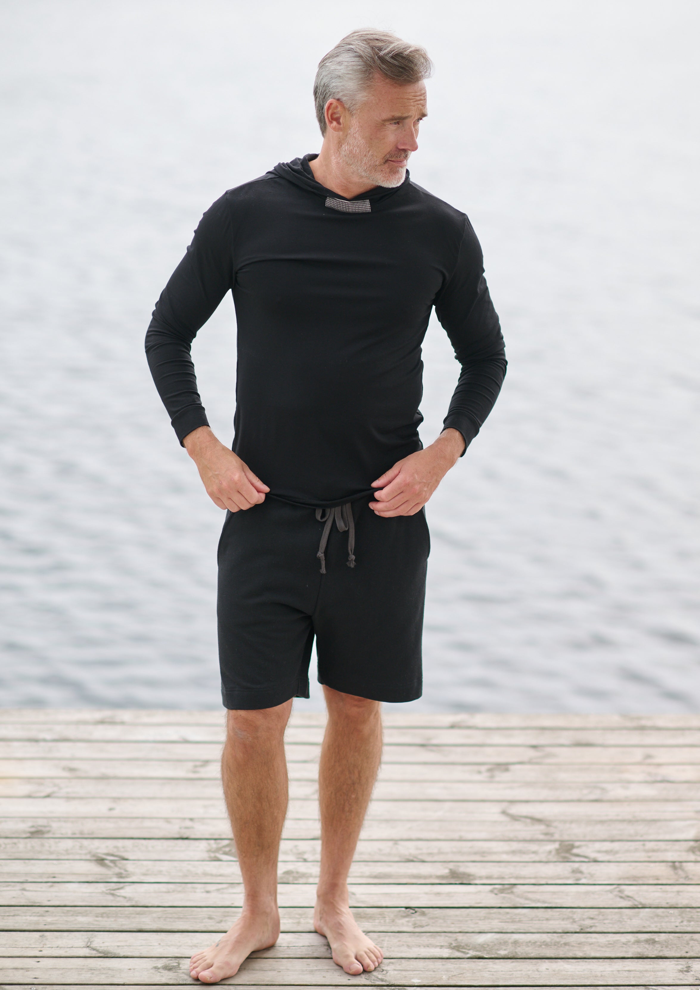 CARL BY STEFFENSEN COPENHAGEN HÆTTETRØJE - 1030C HOODIES BLACK 900