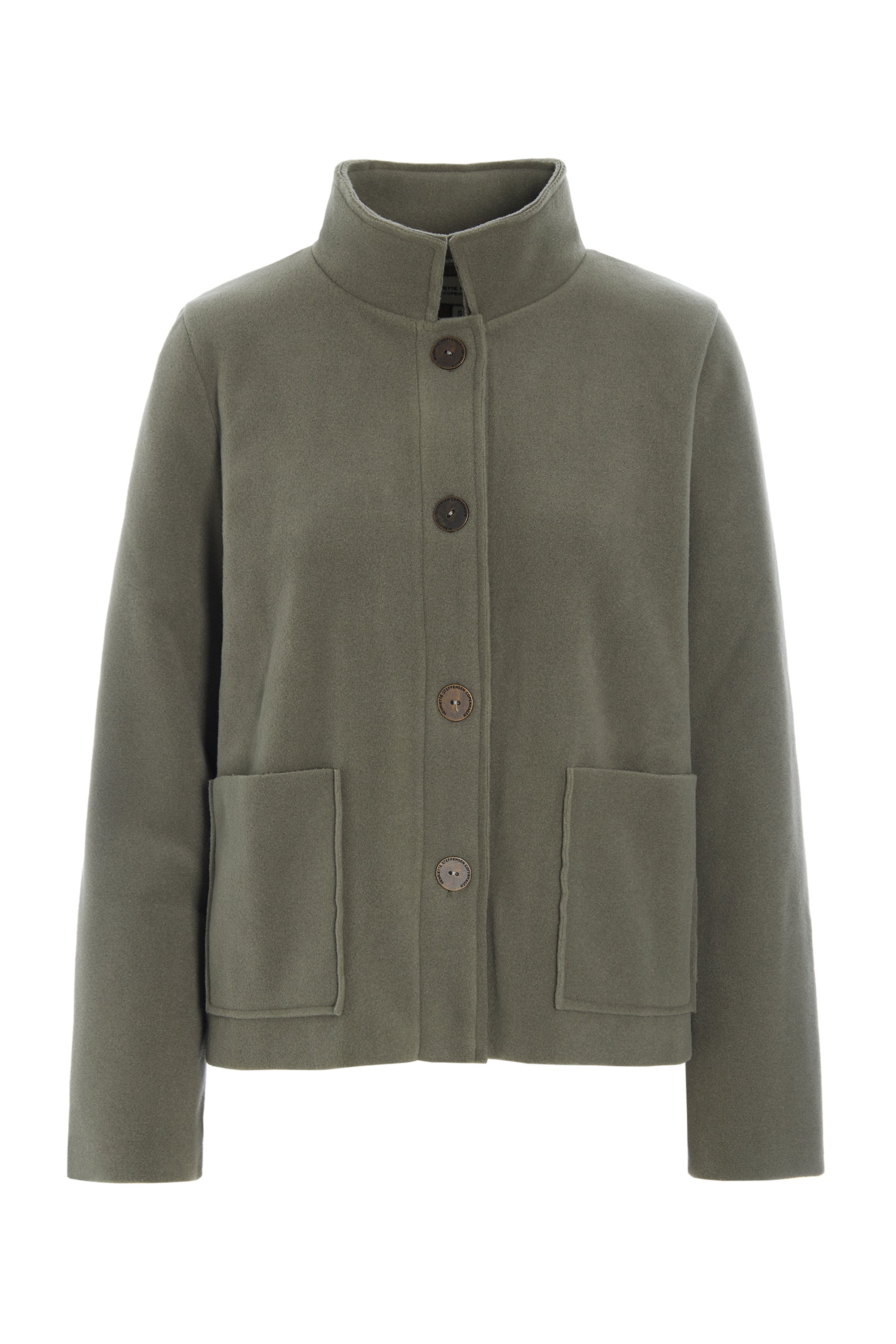 HENRIETTE STEFFENSEN COPENHAGEN JAKKE - 7164 CARDIGANS DUSTY GREEN 609