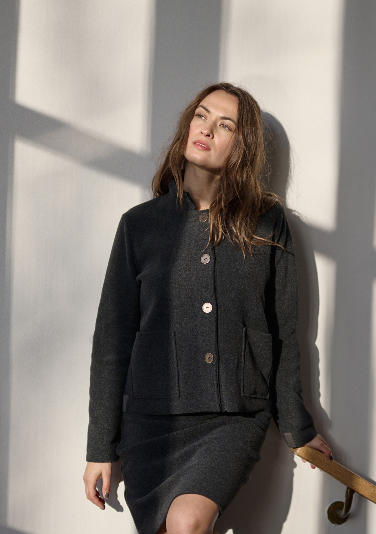 HENRIETTE STEFFENSEN COPENHAGEN JAKKE - 7164 CARDIGANS SOFT BLACK 914