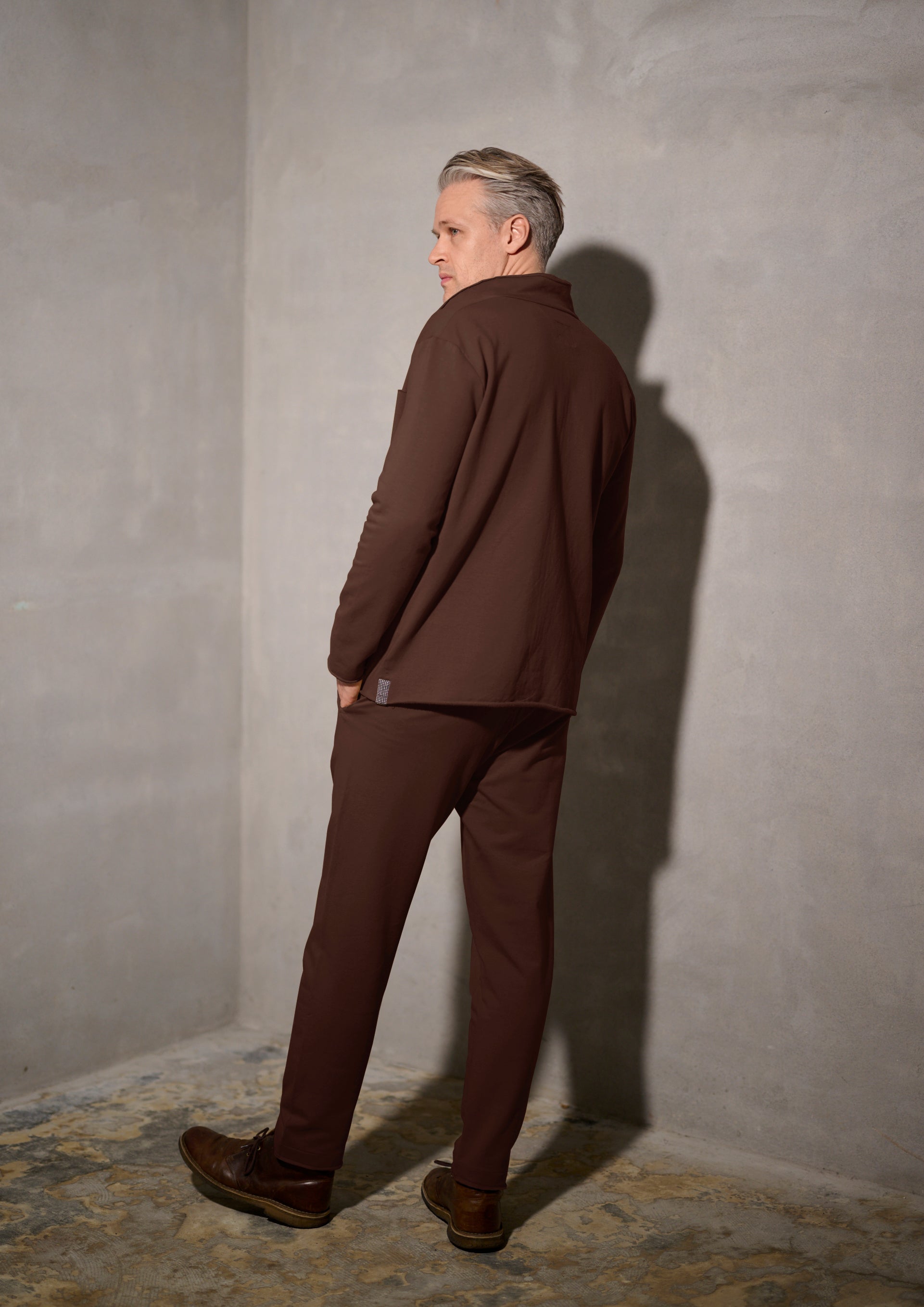 CARL BY STEFFENSEN COPENHAGEN JOGGING BUKSER - 1047C JOGGING CHOKOLATE 844