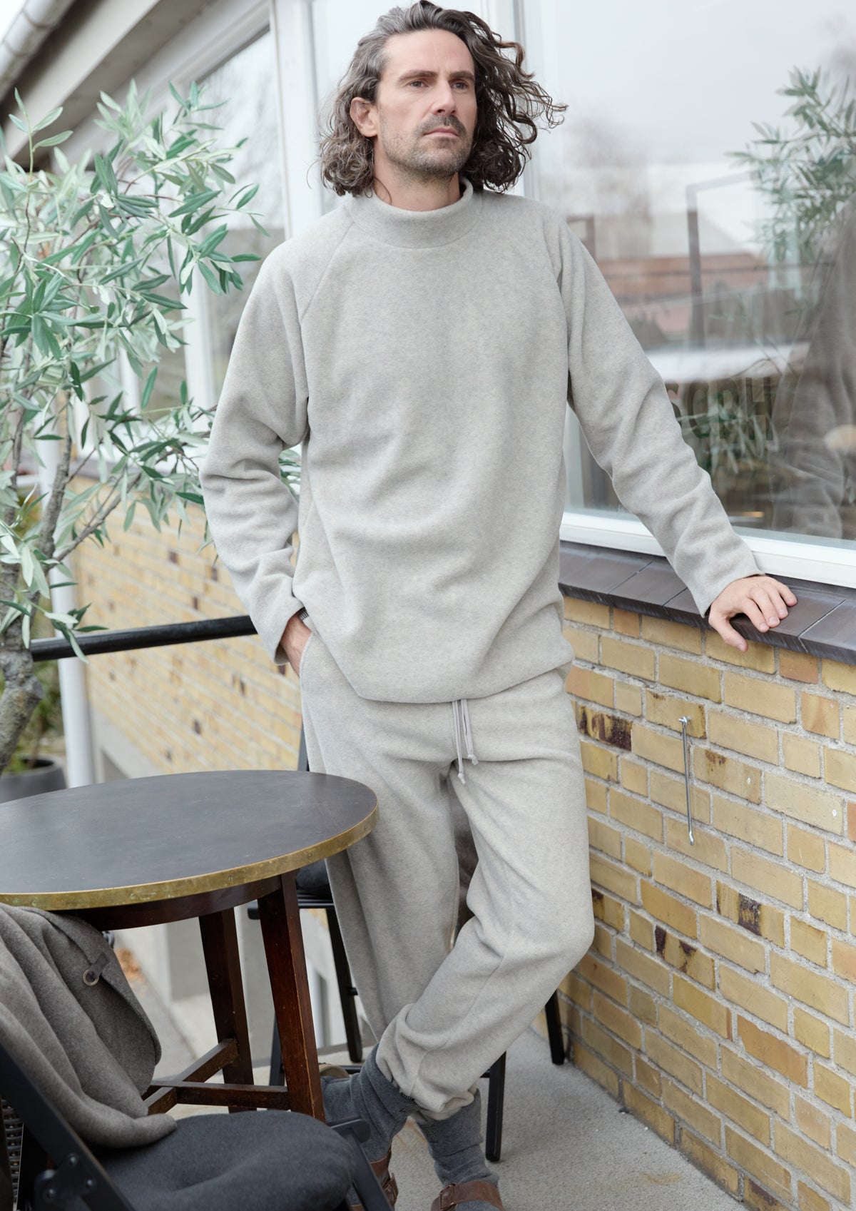 CARL BY STEFFENSEN COPENHAGEN JOGGING BUKSER MÆND - 1017C BUKSER SAND 805