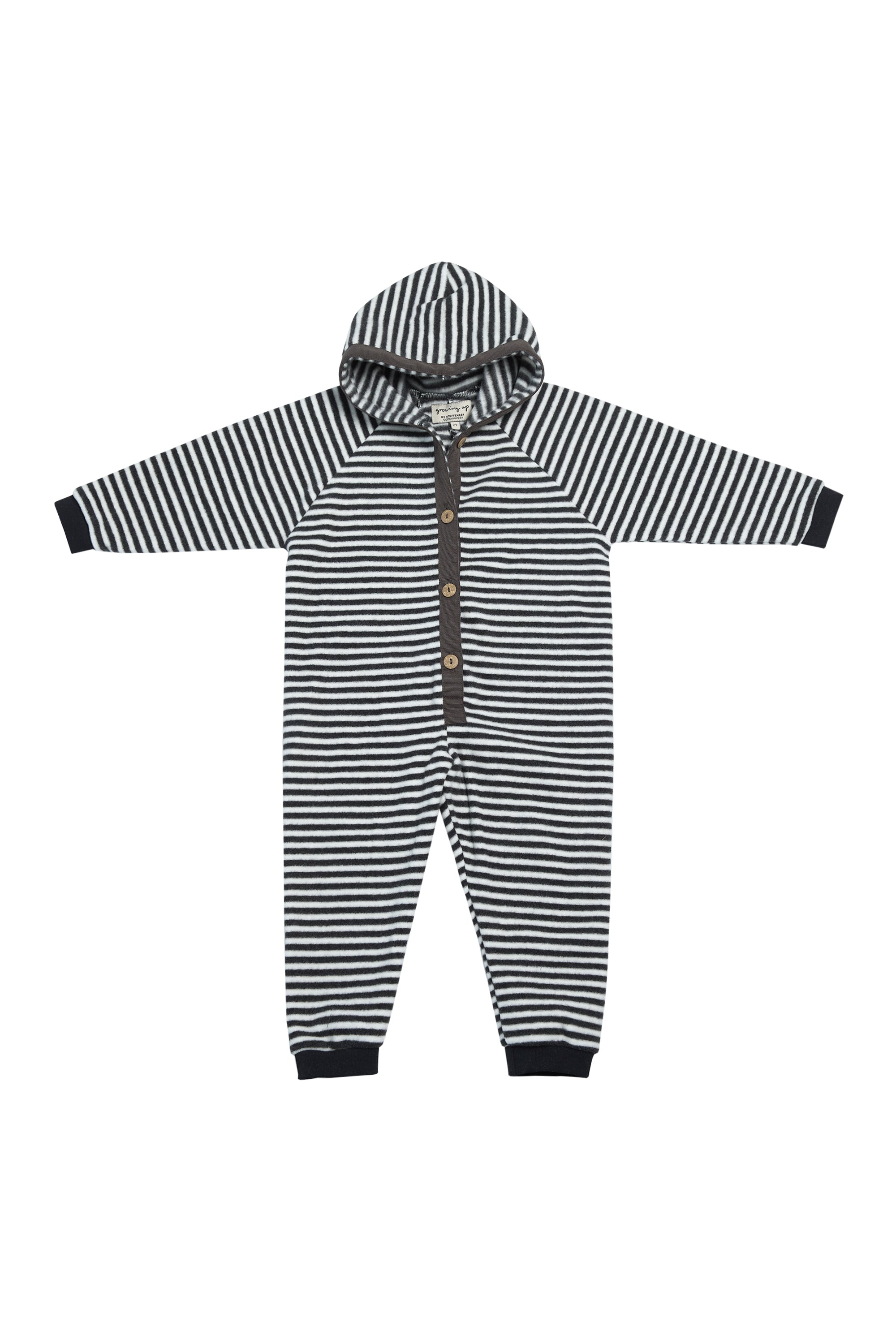 GROWING UP JUMPSUIT TODDLER - 402 GU JUMP STRIPES B&W 673