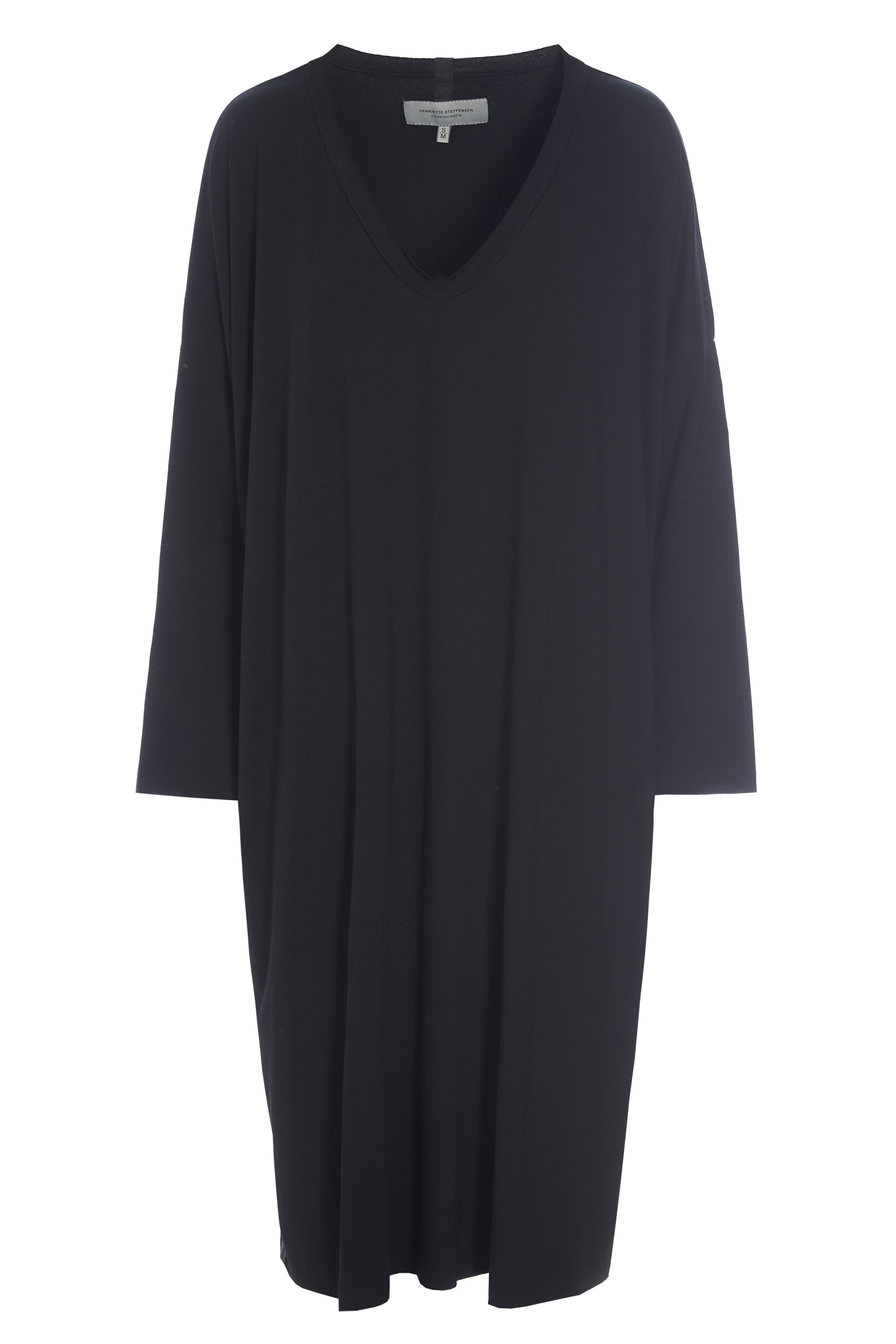 HENRIETTE STEFFENSEN COPENHAGEN KJOLE OVERSIZE - 98043 KJOLER BLACK 900