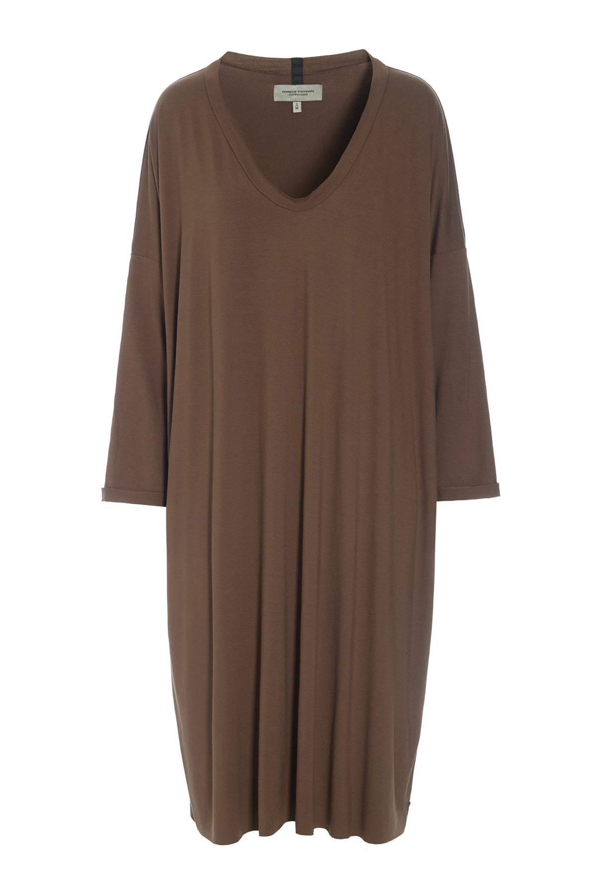 HENRIETTE STEFFENSEN COPENHAGEN KJOLE OVERSIZE - 98043 KJOLER CHOCOLATE 844