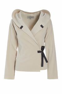 KLASSISK FLEECE SLÅ OM CARDIGAN - 1009 - KIT