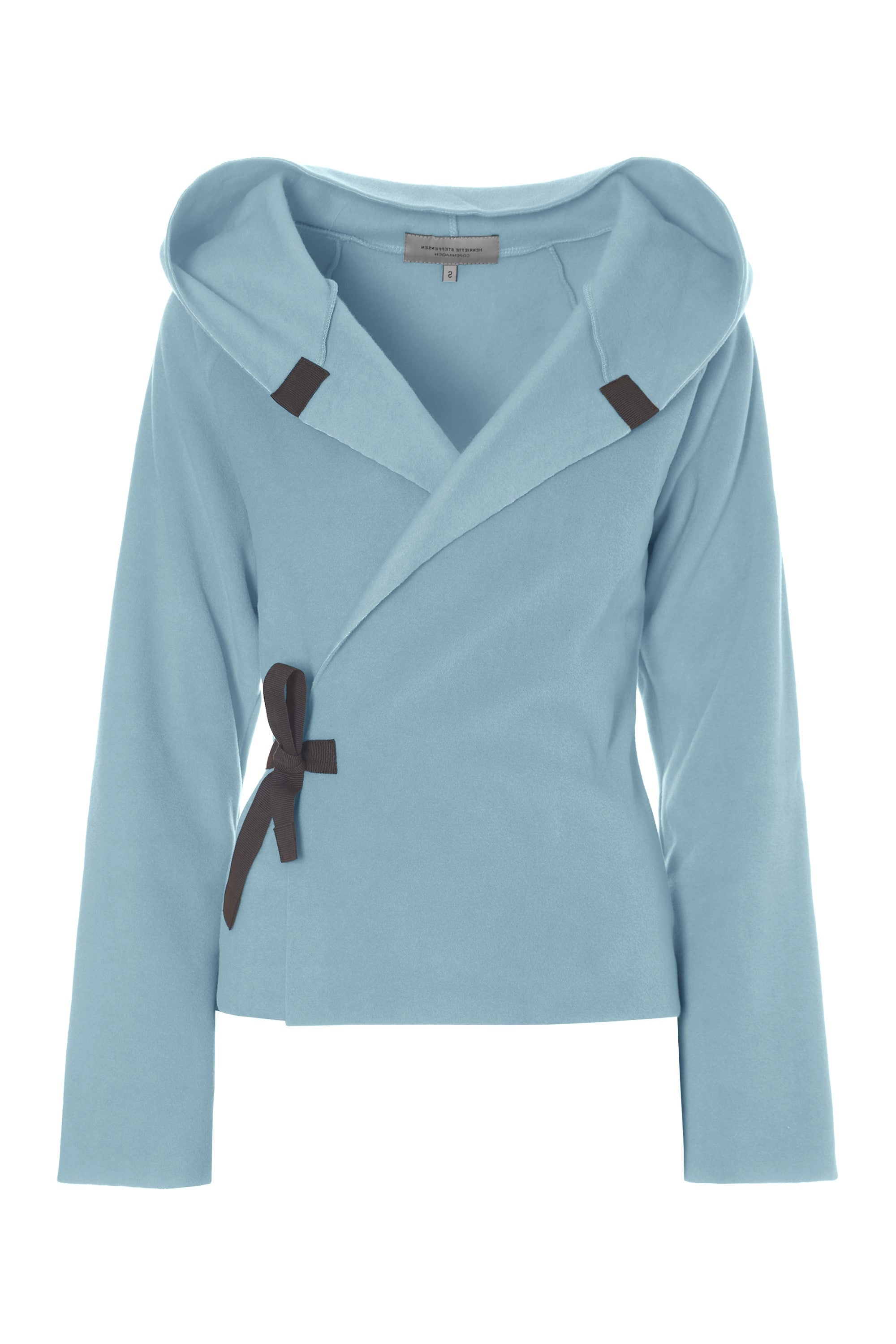HENRIETTE STEFFENSEN COPENHAGEN KLASSISK FLEECE SLÅ OM CARDIGAN - 1009 CARDIGANS SALVIE 670