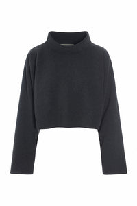 KORT PULLOVER - 1372 - SOFT BLACK