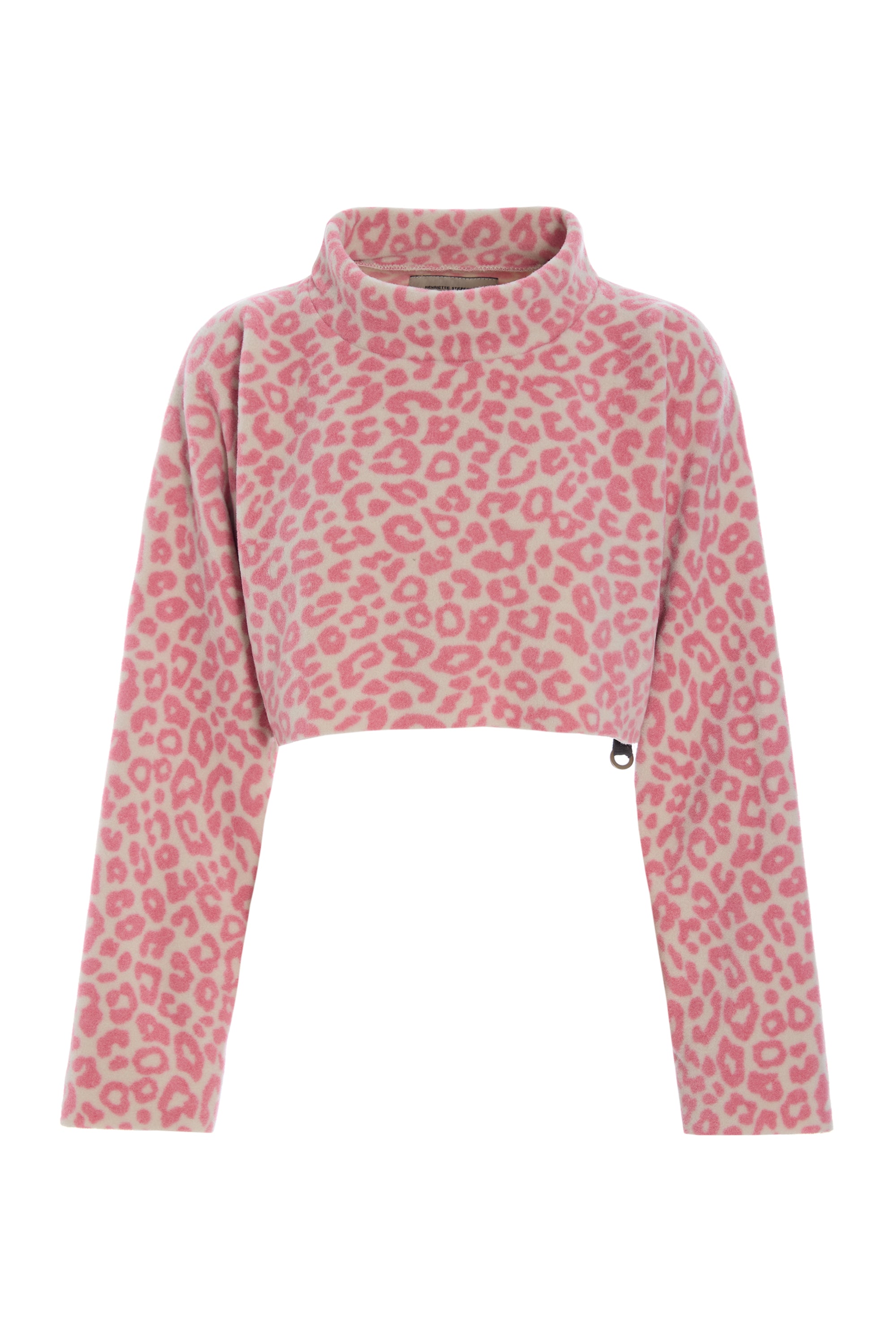HENRIETTE STEFFENSEN COPENHAGEN KORT PULLOVER - 1372P BLUSER PINK LEO 358