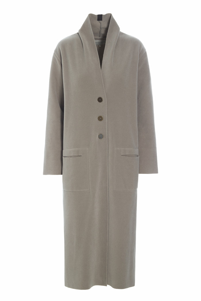 HENRIETTE STEFFENSEN COPENHAGEN LANG CARDIGAN - 7162 CARDIGANS ELEPHANT 654